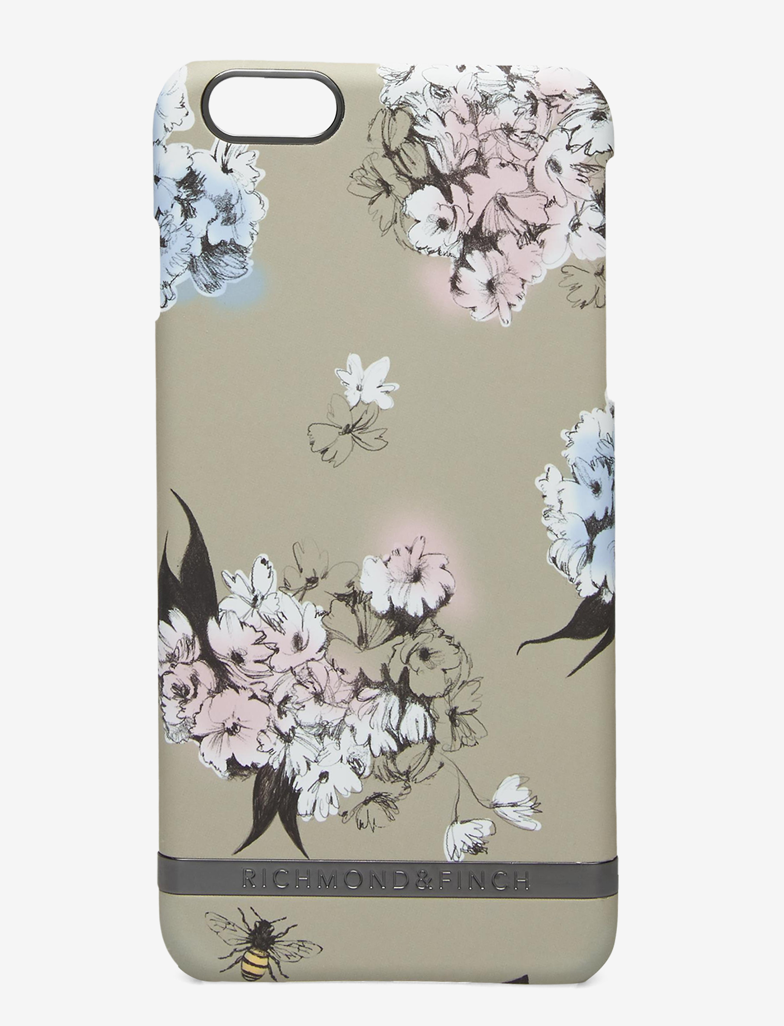 Richmond & Finch IP6-1077 - Mobilaccessoarer - FAIRY BLOSSOM - BLACK DETAILS / multi