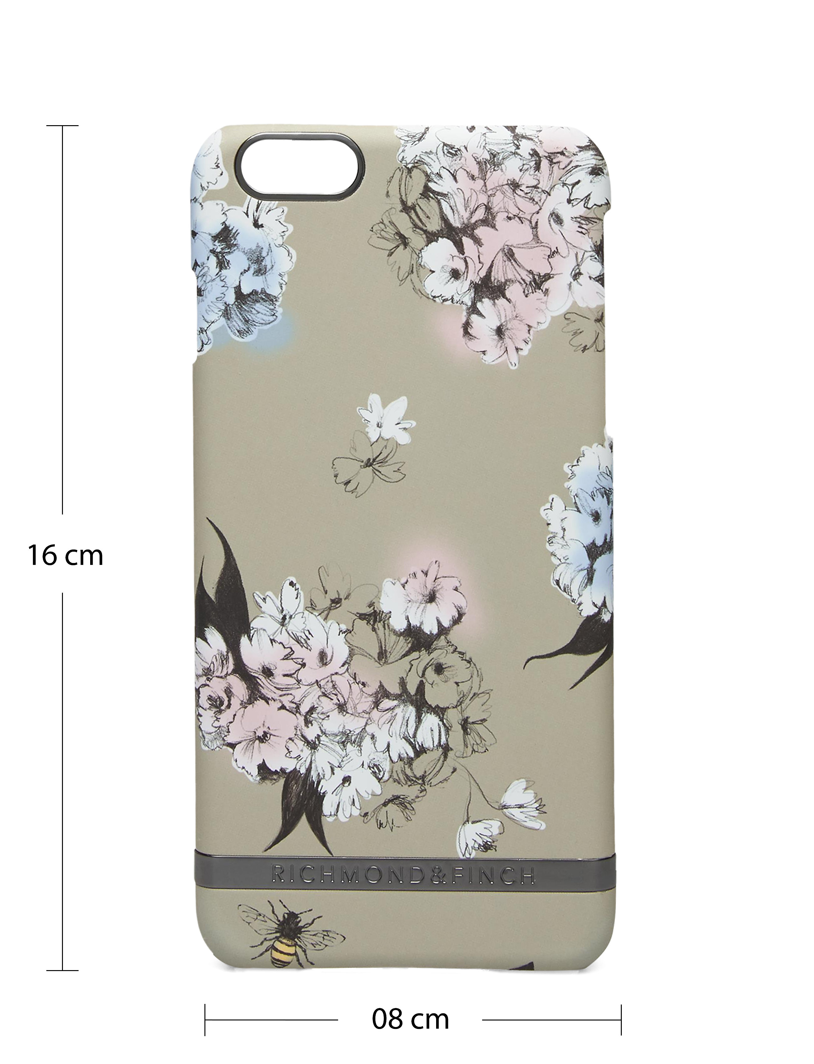 Richmond & Finch - IP6-1077 - telefonų dėklai - fairy blossom - black details - 3