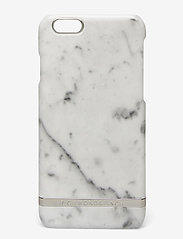 IP6-115 - WHITE MARBLE - SILVER DETAILS