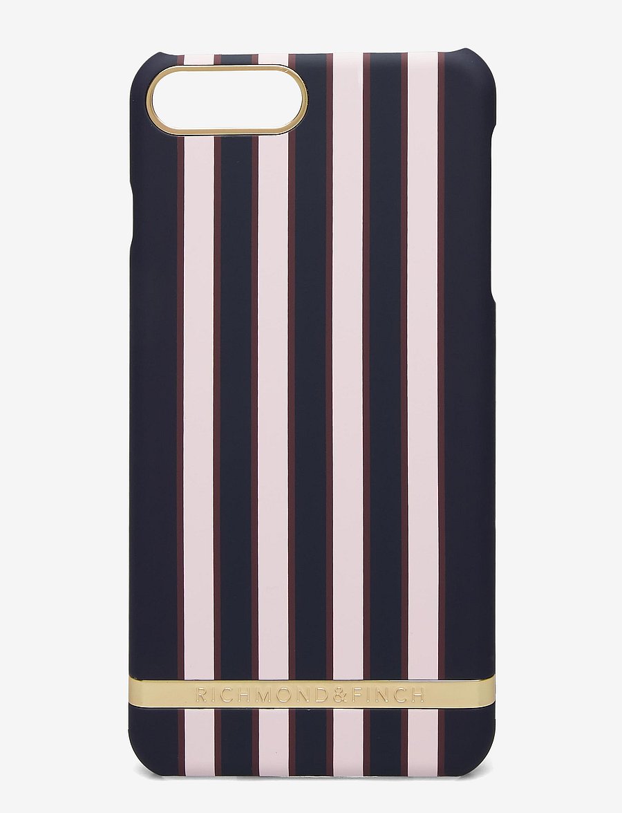 Richmond & Finch - IP7-0999 - handyhüllen - flamingo stripes - gold details - 0