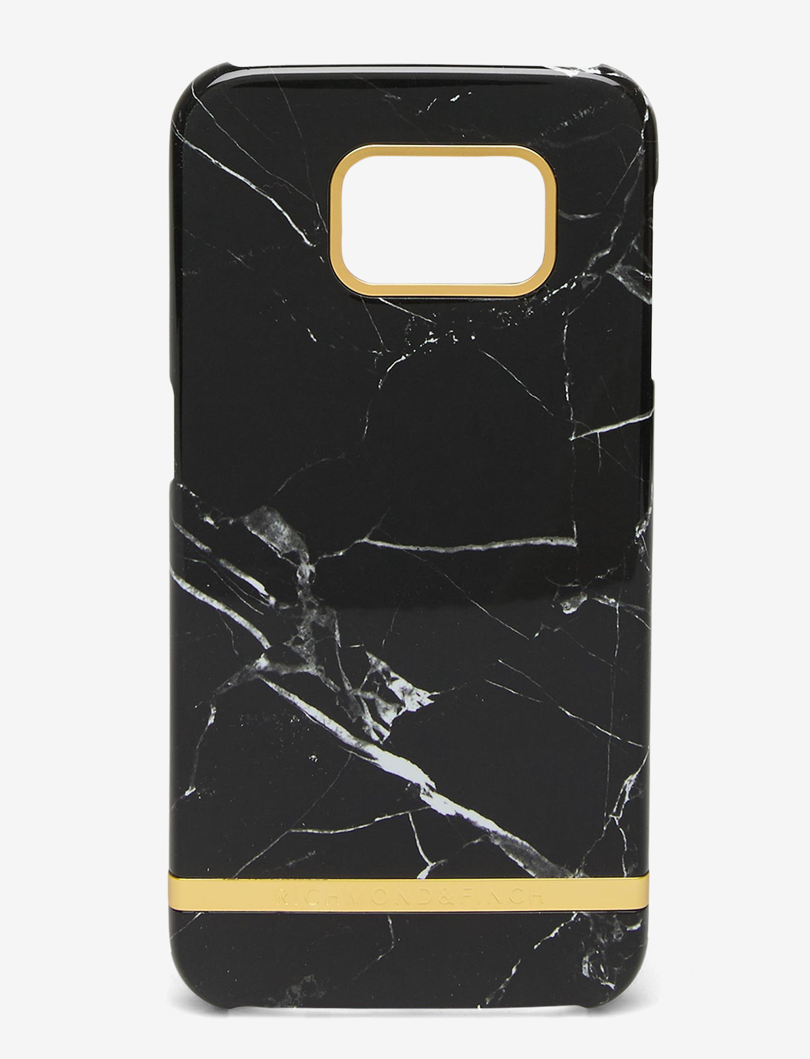 Richmond & Finch SAMS-12 - Puhelintarvikkeet - BLACK MARBLE / black