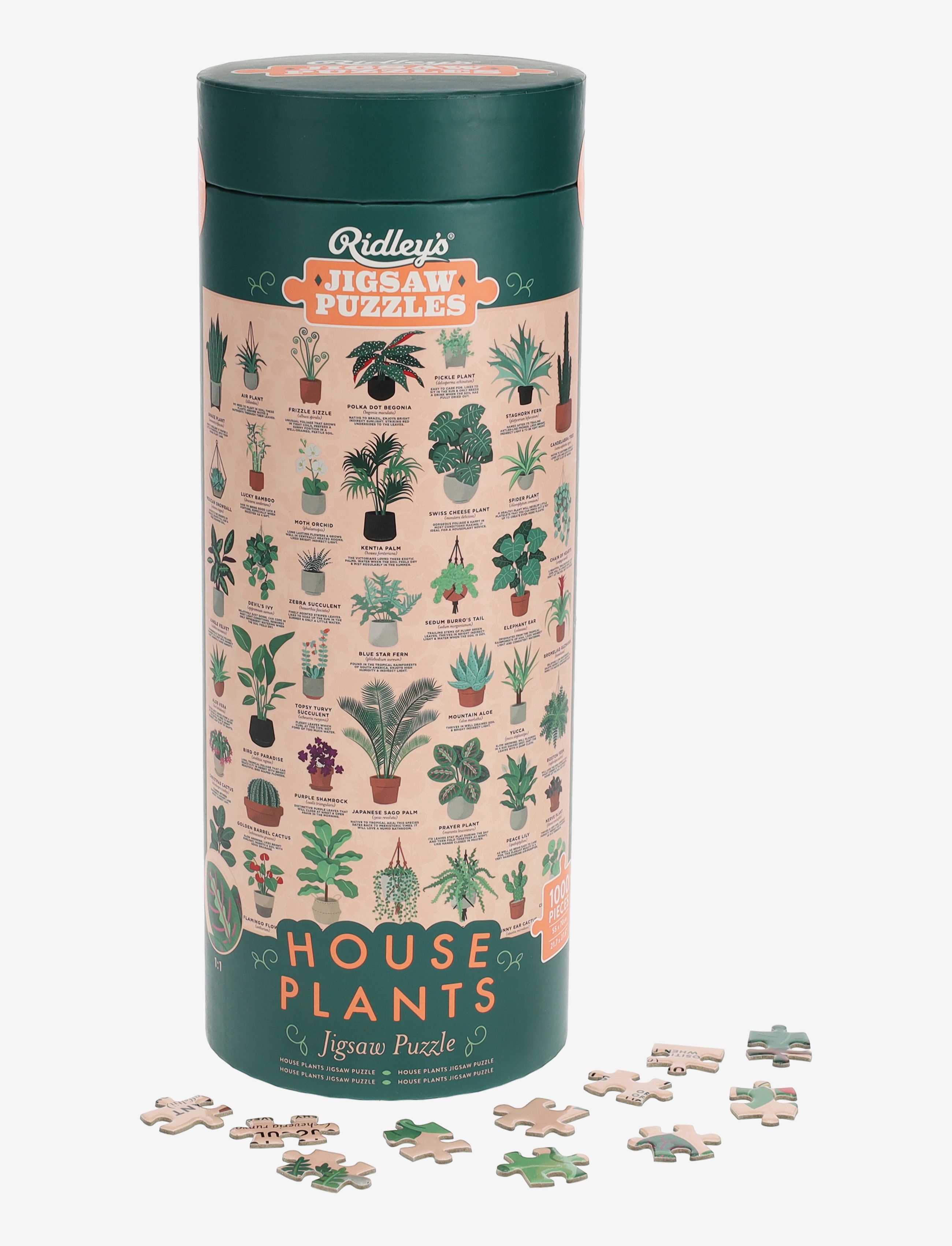 Ridley's Games - Puzzle House Plants 1000 pcs - versla eftir verði - green - 2