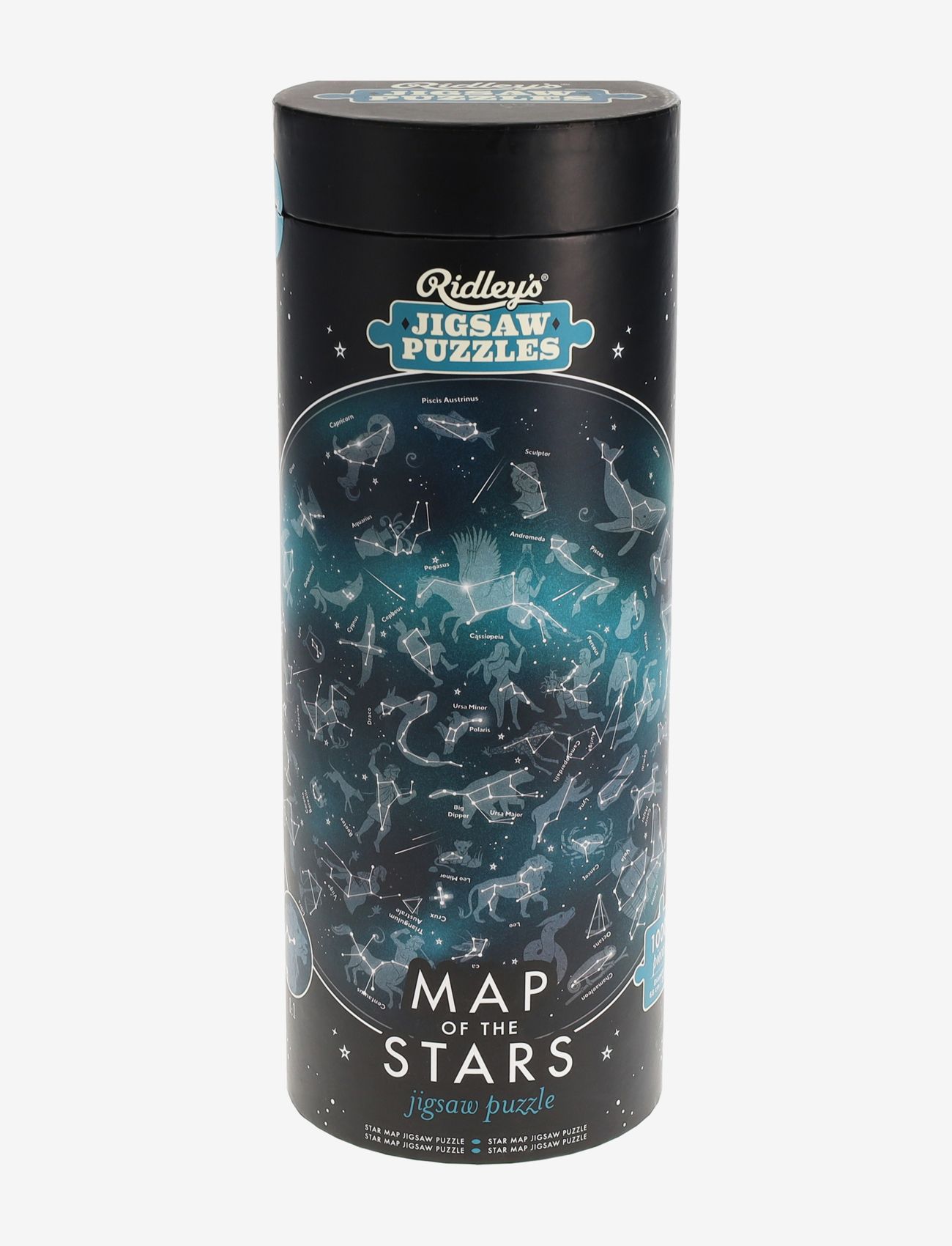 Ridley's Games - Puzzle Map of the Stars 1000 pcs - køb efter pris - black - 1