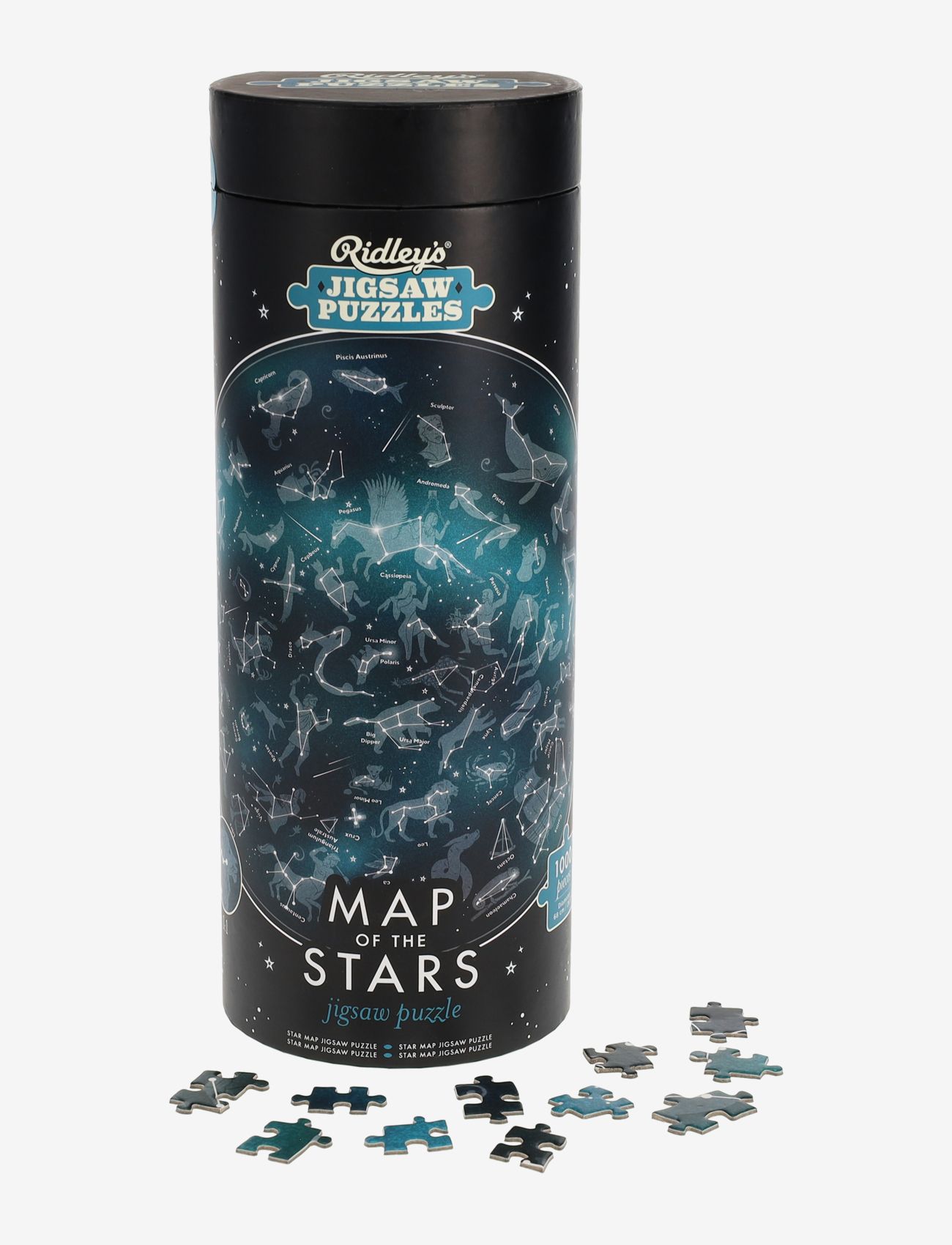 Ridley's Games - Puzzle Map of the Stars 1000 pcs - Įsigykite pagal kainą - black - 3