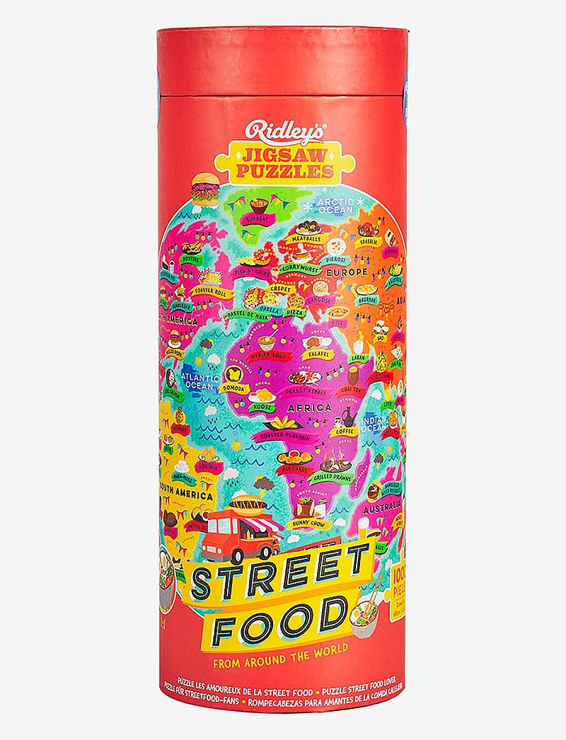 Ridley's Games - Puzzle Street Food 1000 pcs - red - 0