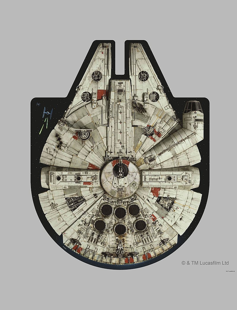 Ridley's Games - Star Wars Puzzle Millennium Falcon - black - 0