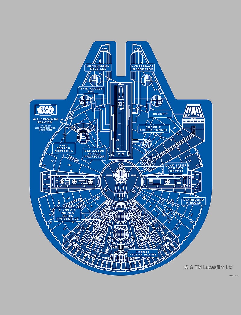 Ridley's Games - Star Wars Puzzle Millennium Falcon - black - 3