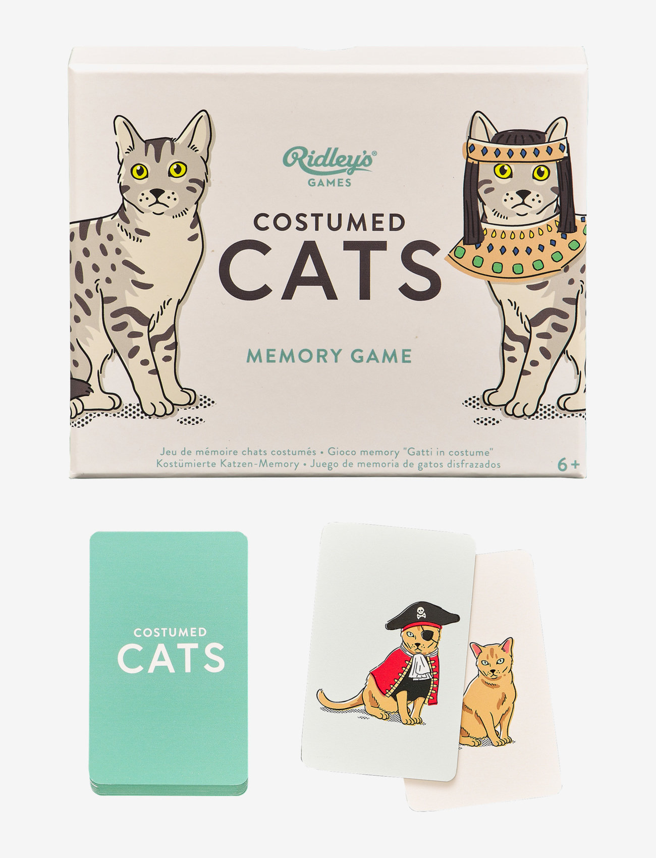 Ridley's Games - Costume Cats Memory Game - alhaisimmat hinnat - white - 1