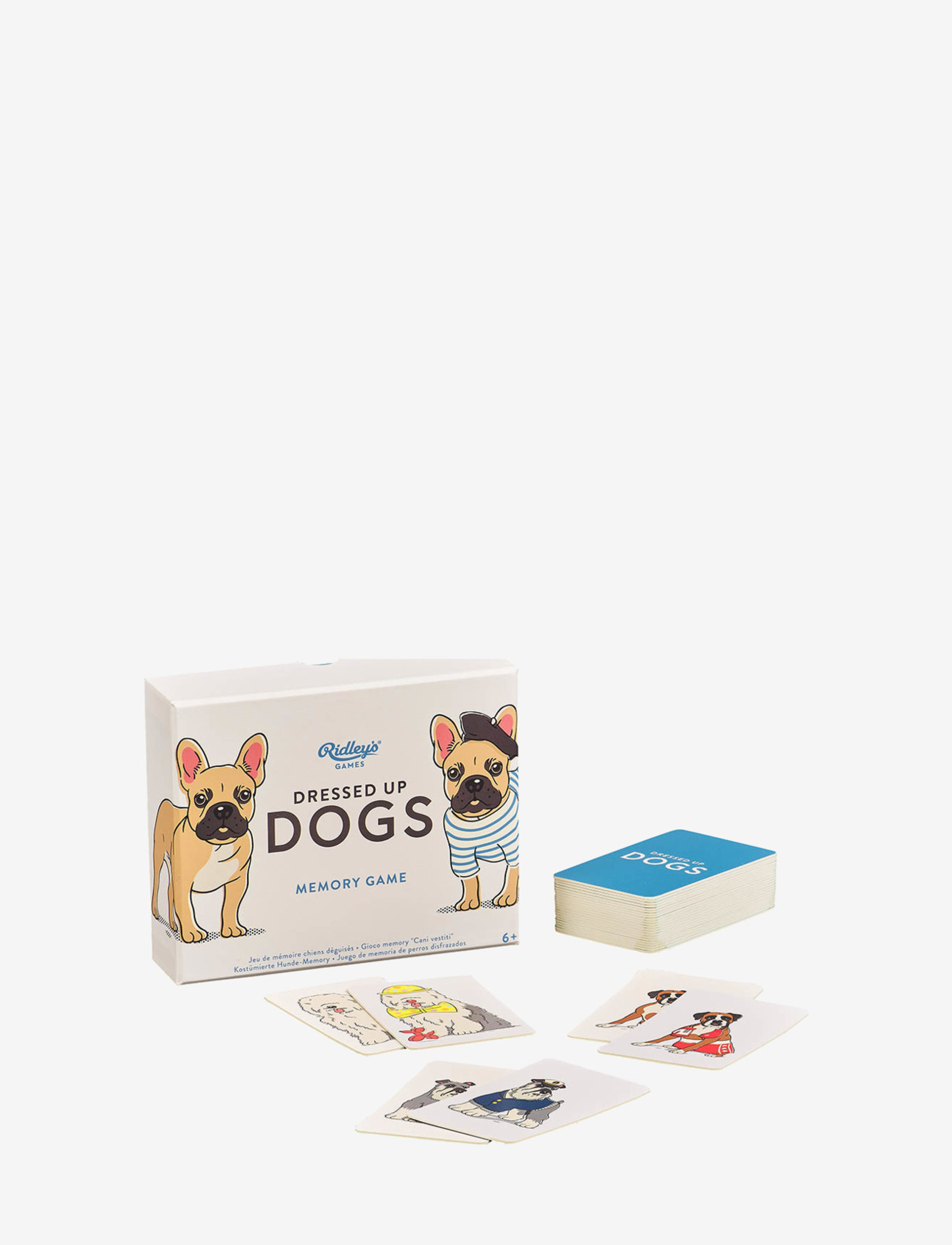 RIDLEY'S GAMES Kleid Up Dogs Memory Game Weiß - One Size - Unisex