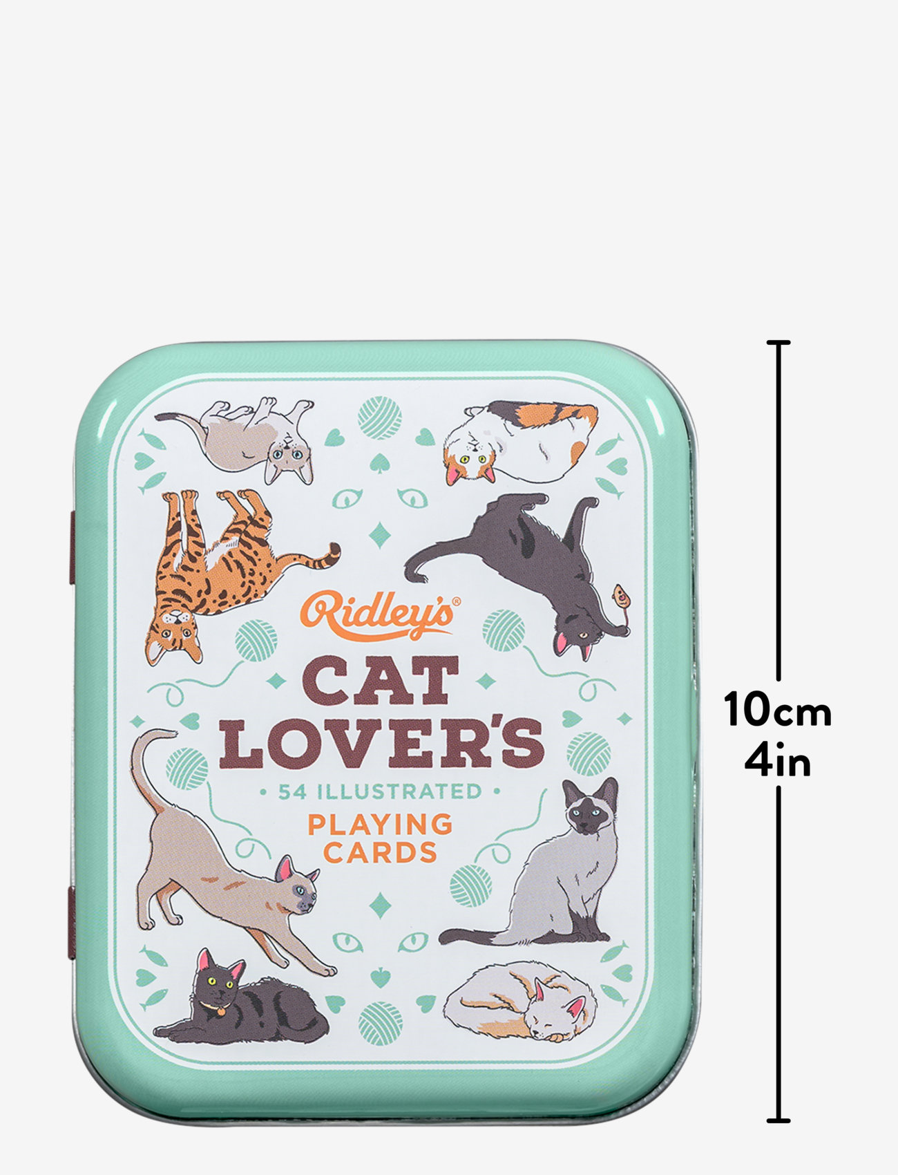 Ridley's Games - Cat Lover's Playing Cards - turquoise - 2