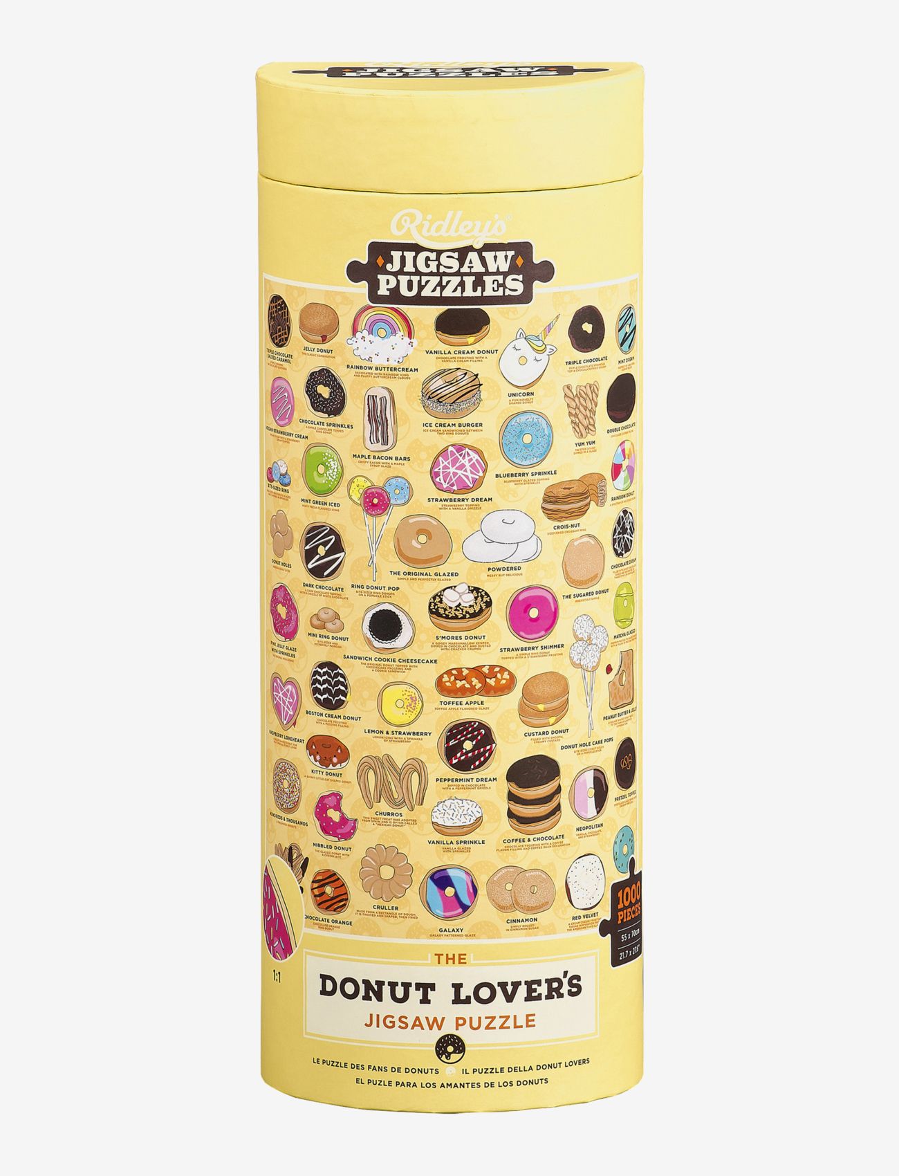 Ridley's Games - Donut Lover's Puzzle 500 pcs - yellow - 0