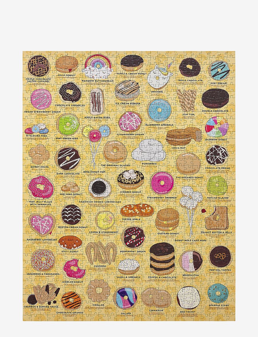 Ridley's Games - Donut Lover's Puzzle 500 pcs - yellow - 2