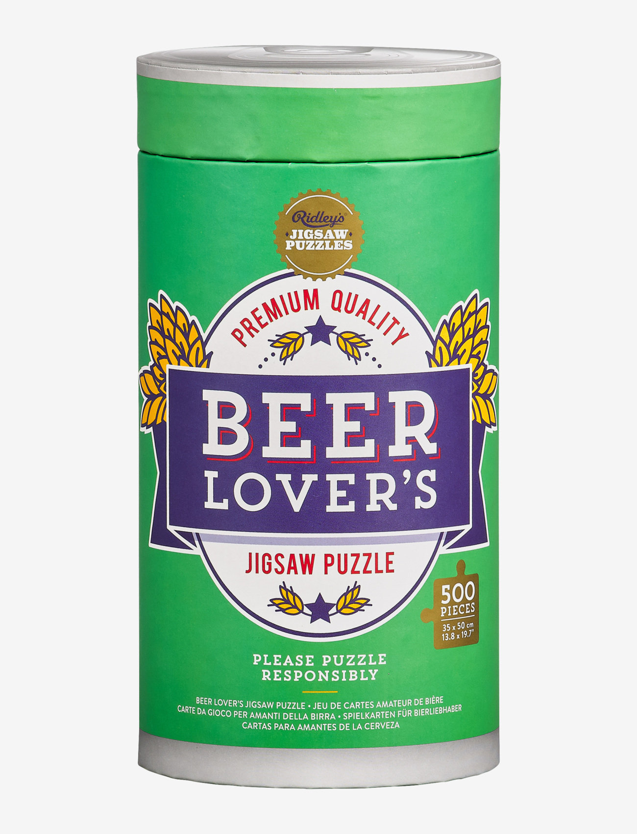 Ridley's Games - Beer Lover's Puzzle 500 pcs - green - 1