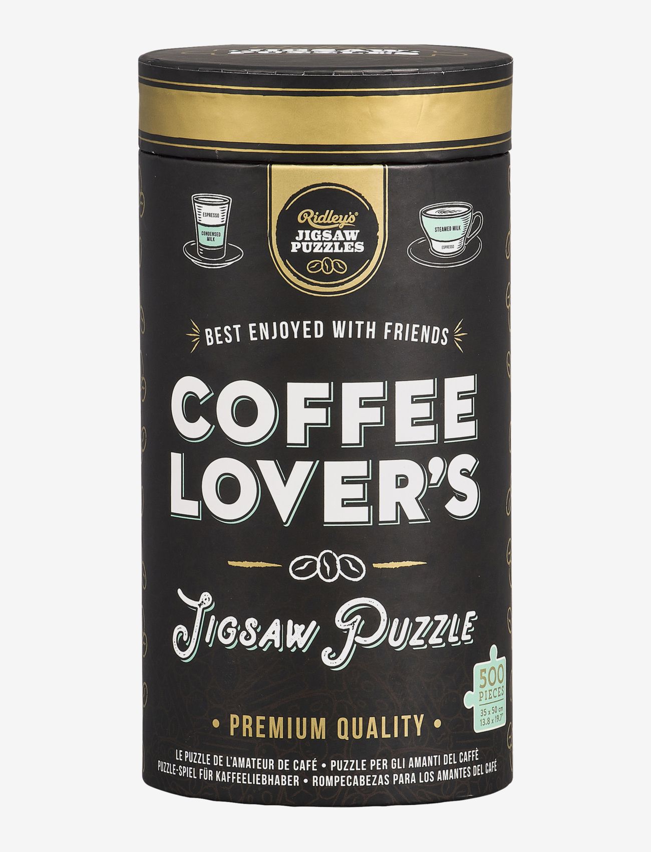 Ridley's Games - Coffee Lovers Puzzle 500 pcs - de laveste prisene - black - 0