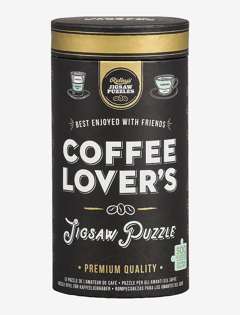 Ridley's Games - Coffee Lovers Puzzle 500 pcs - nach preis einkaufen - black - 0