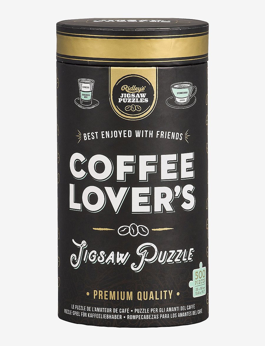 Ridley's Games - Coffee Lovers Puzzle 500 pcs - nach preis einkaufen - black - 1