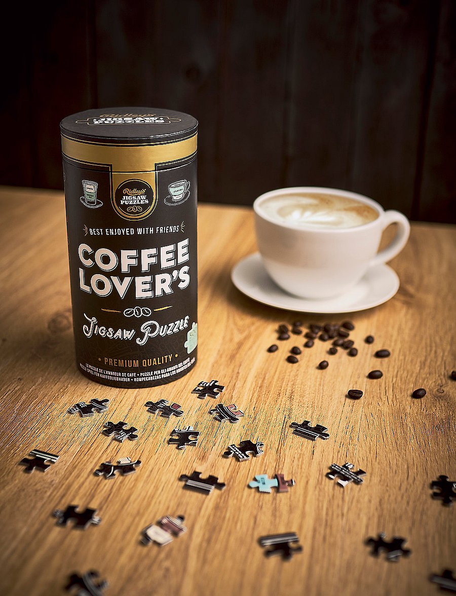 Ridley's Games - Coffee Lovers Puzzle 500 pcs - nach preis einkaufen - black - 0