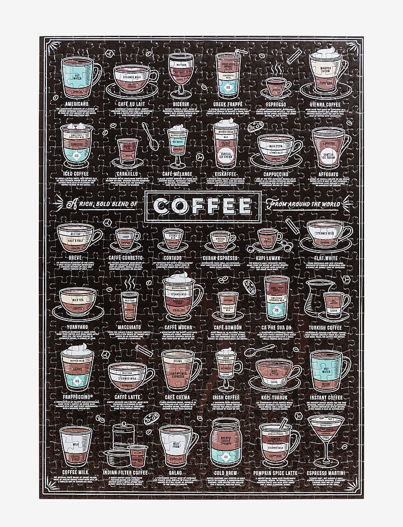 Ridley's Games - Coffee Lovers Puzzle 500 pcs - nach preis einkaufen - black - 2