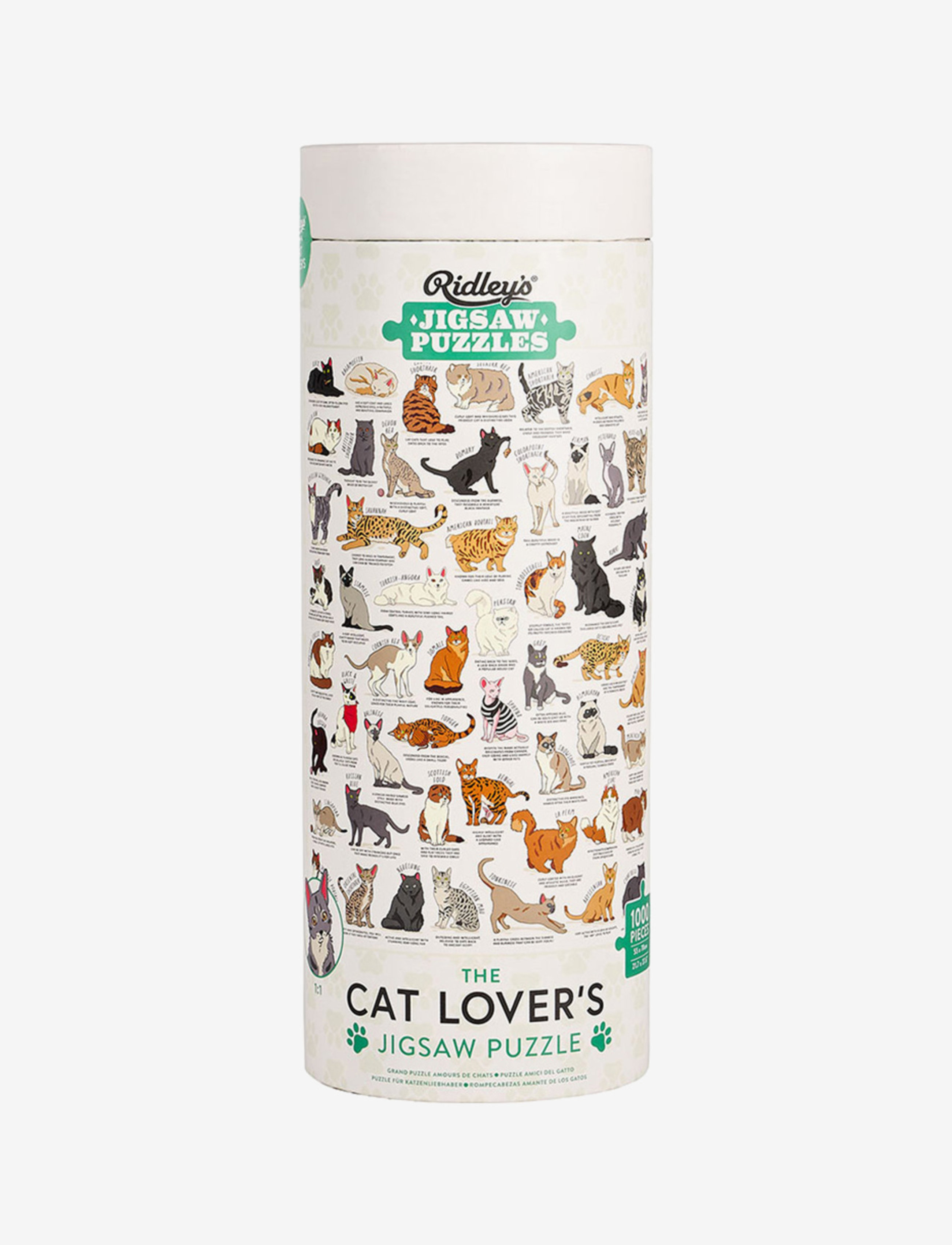 Ridley's Games - Cat Lovers Puzzle 1000 pcs - osta hinna alusel - white - 1