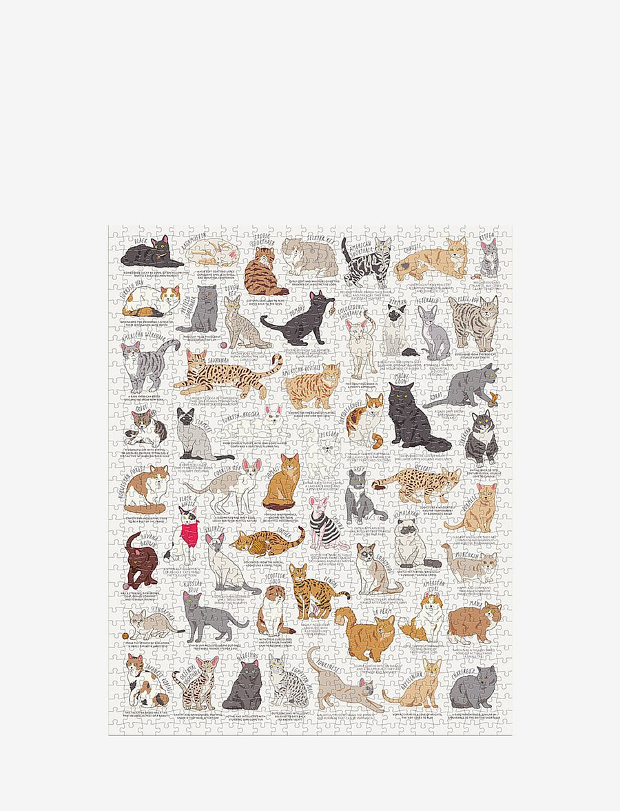 Ridley's Games - Cat Lovers Puzzle 1000 pcs - madalaimad hinnad - white - 2