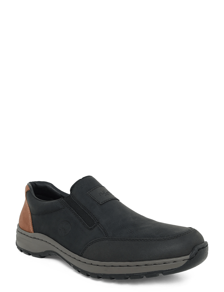 Rieker - Rieker Men's shoes 03354-23 Brown - loafer - black - 0