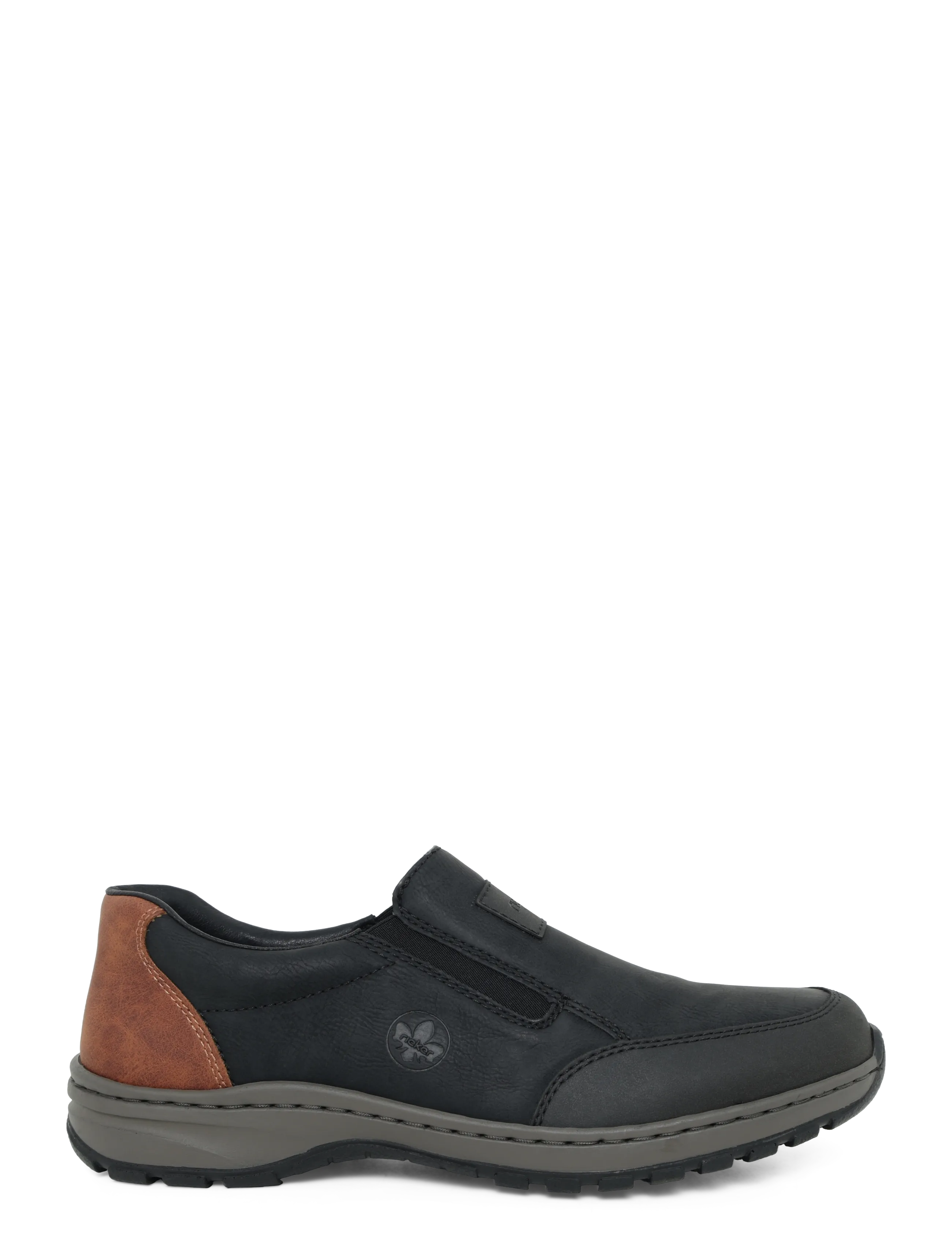 Rieker - Rieker Men's shoes 03354-23 Brown - loafer - black - 3