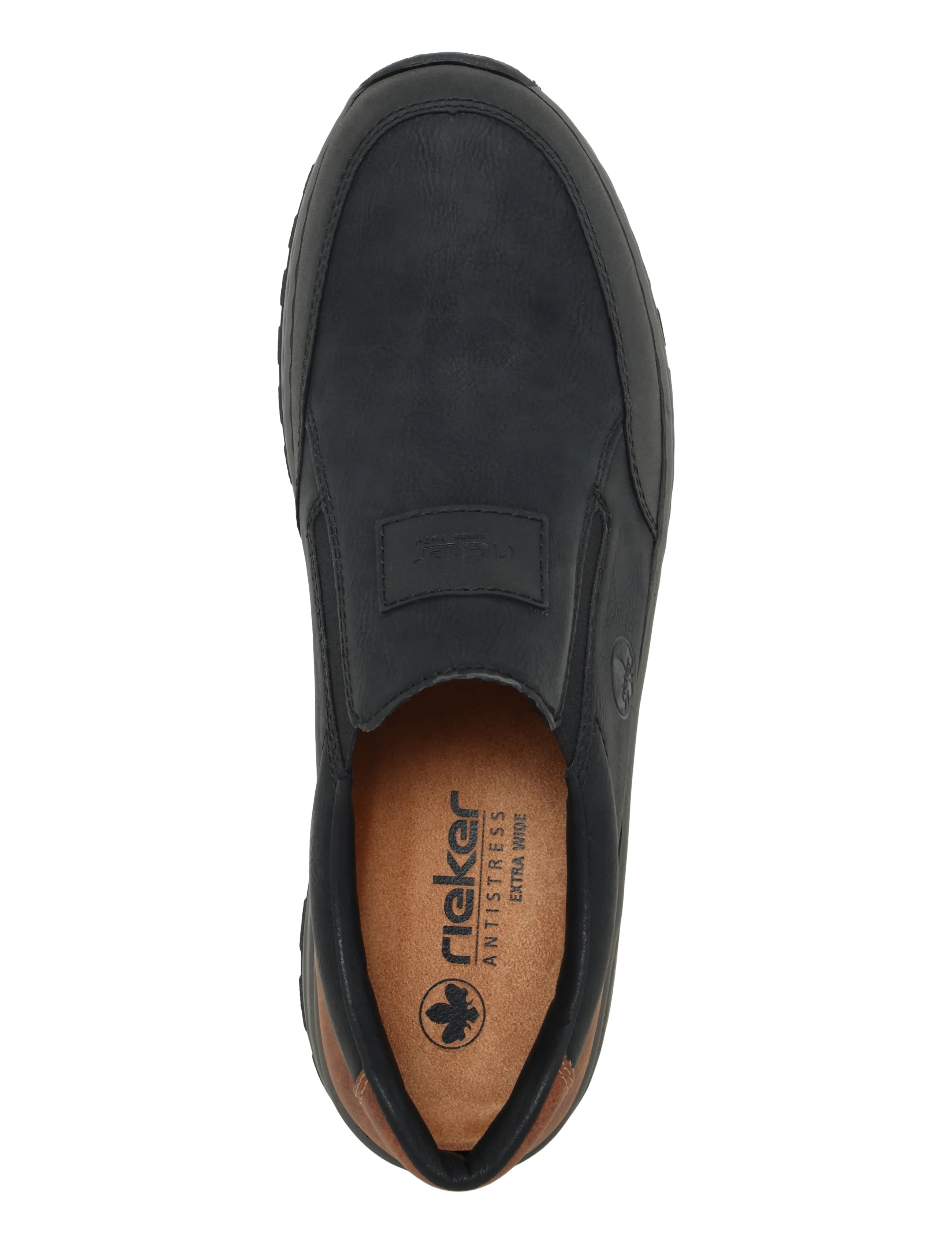 Rieker - Rieker Men's shoes 03354-23 Brown - loafer - black - 4