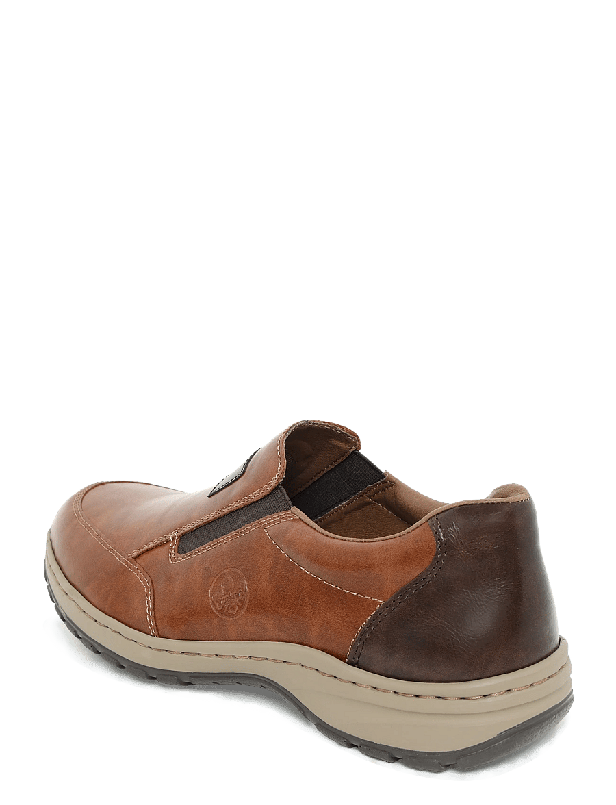 Rieker - Rieker Men's shoes 03354-23 Brown - loafer - brown - 1