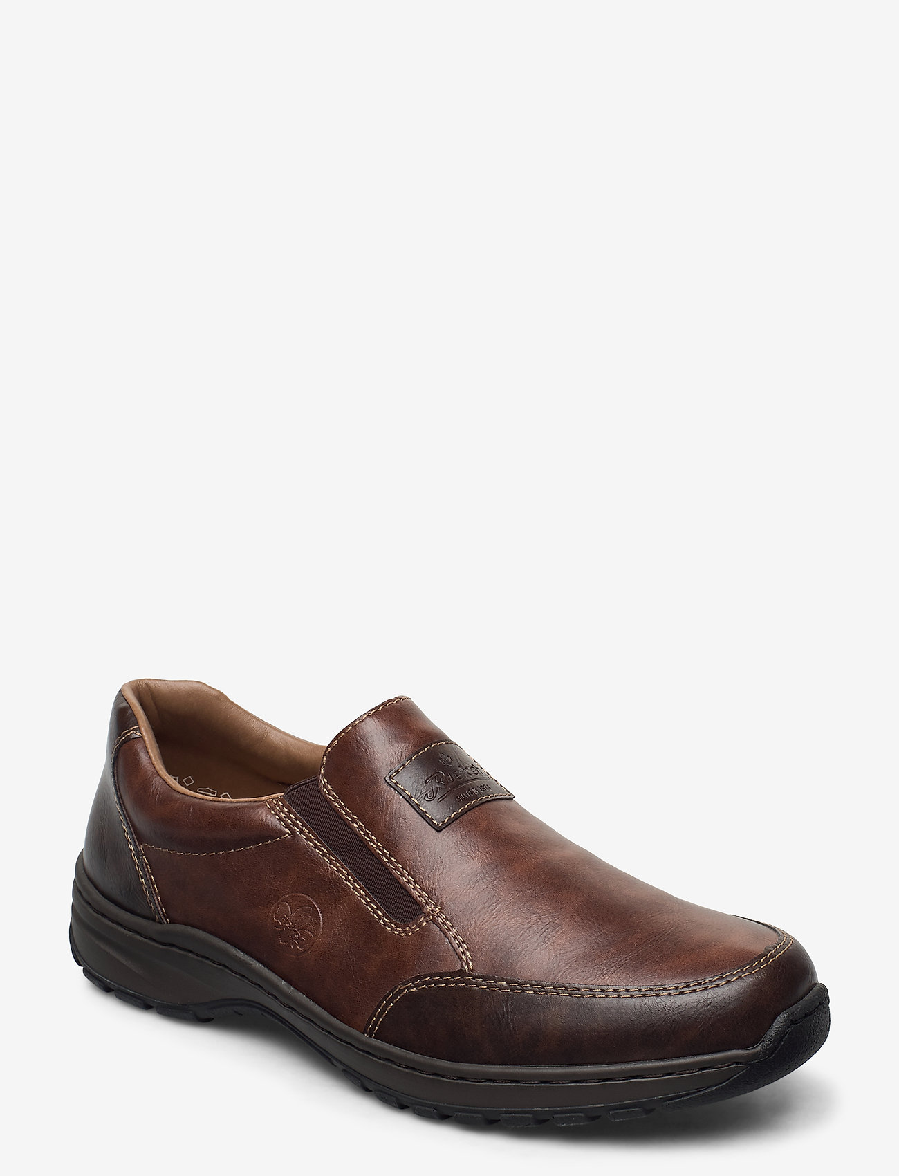 Rieker - Rieker Men's shoes 03354-06 Black - loafers - dark brown - 0