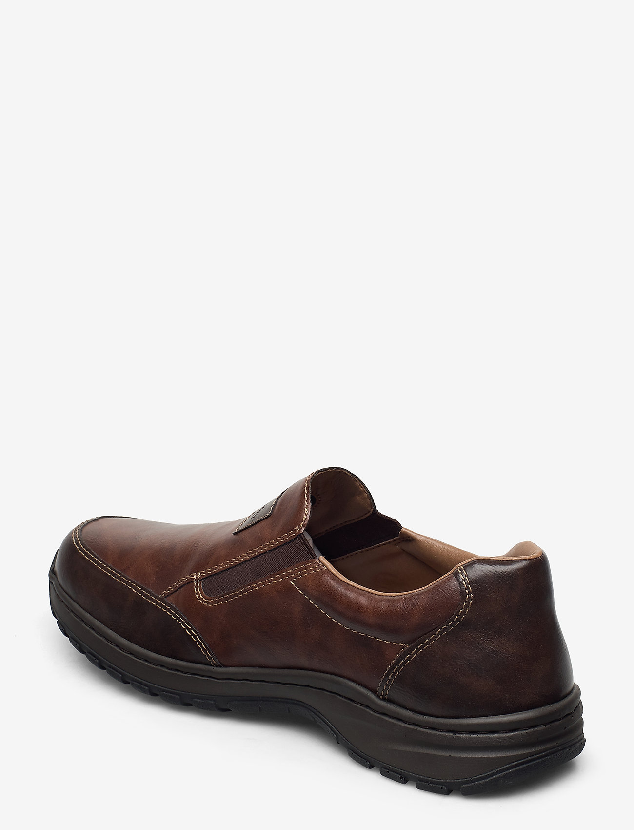 Rieker - Rieker Men's shoes 03354-06 Black - loafers - dark brown - 2