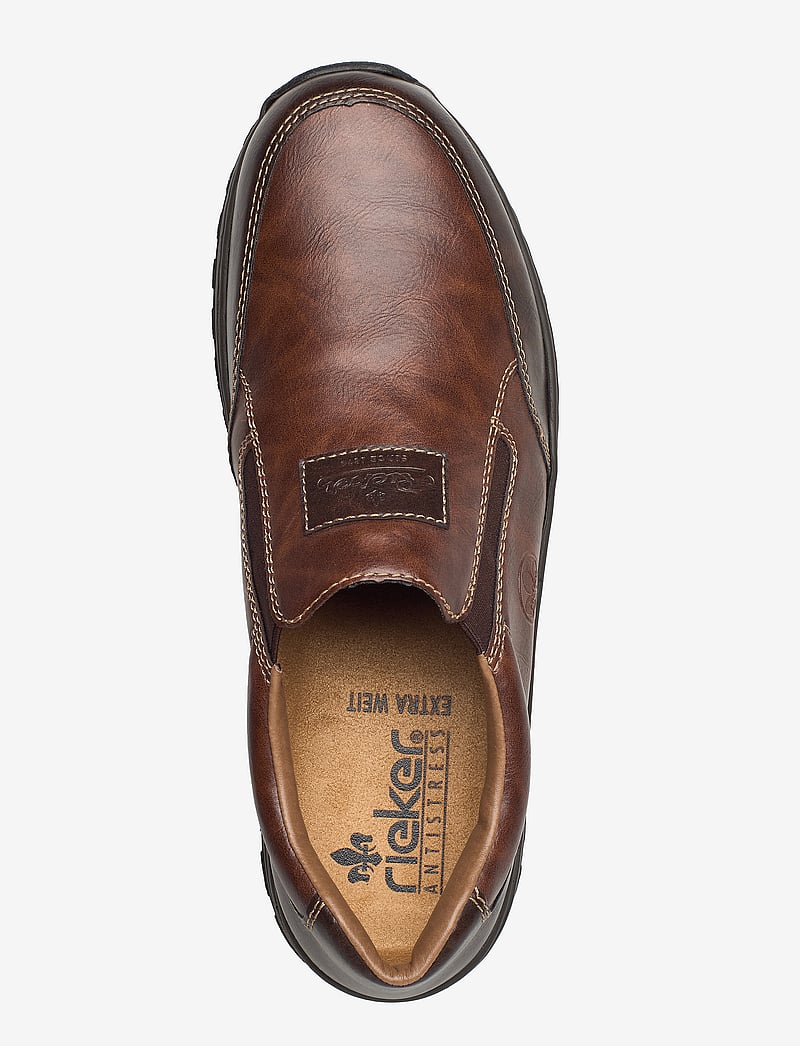 Rieker - Rieker Men's shoes 03354-06 Black - loafers - dark brown - 3