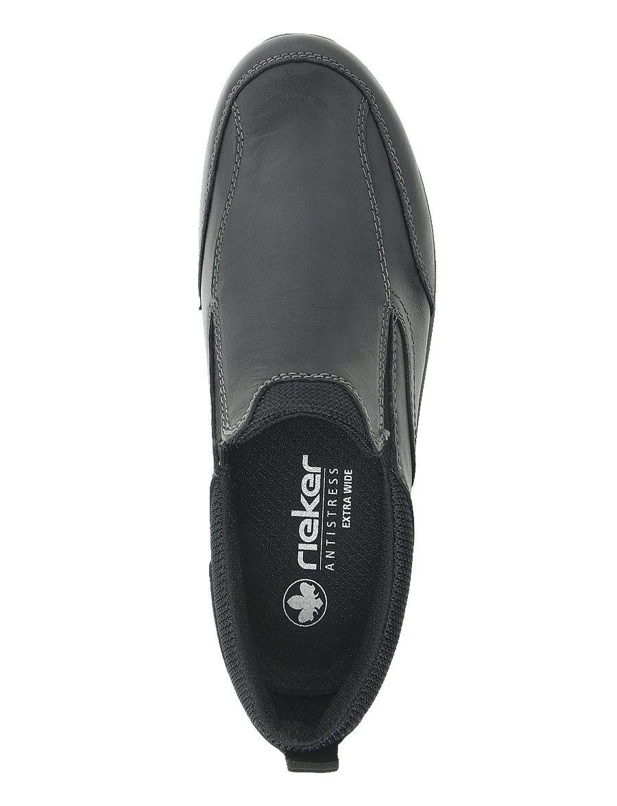 Rieker - 03658-00 - slip-on sneaker - black - 3