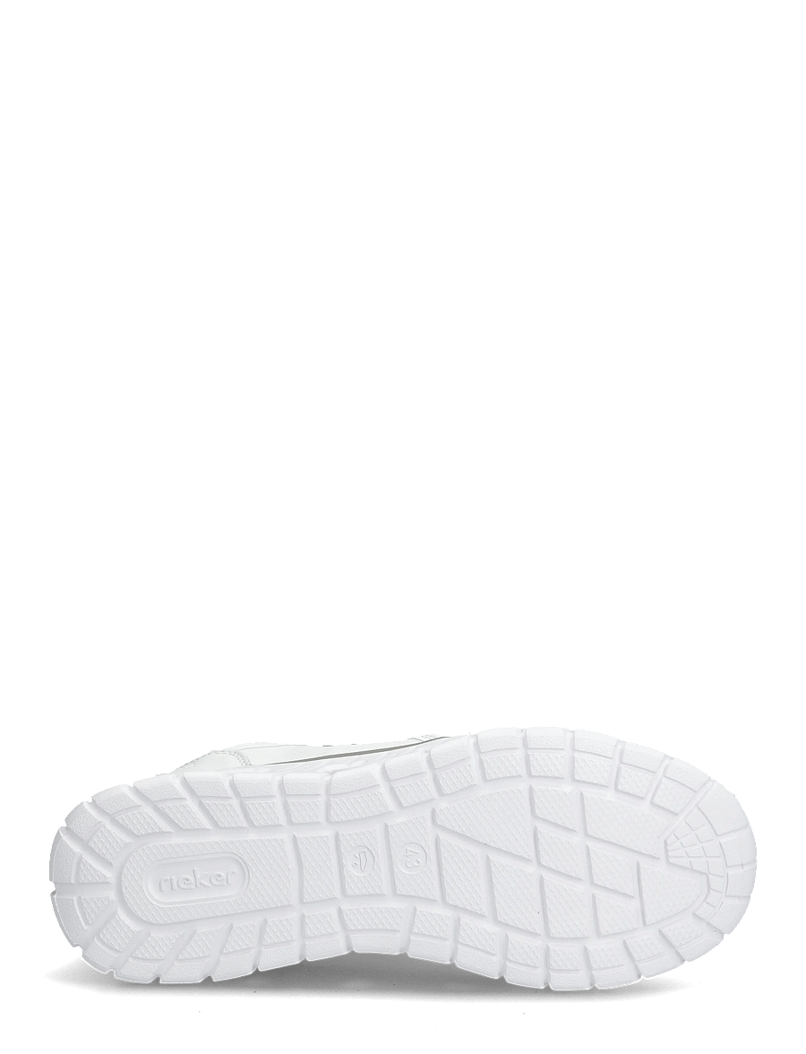 Rieker - Rieker Men's shoes 04355-80 White - kõrge säärega tossud - white - 4