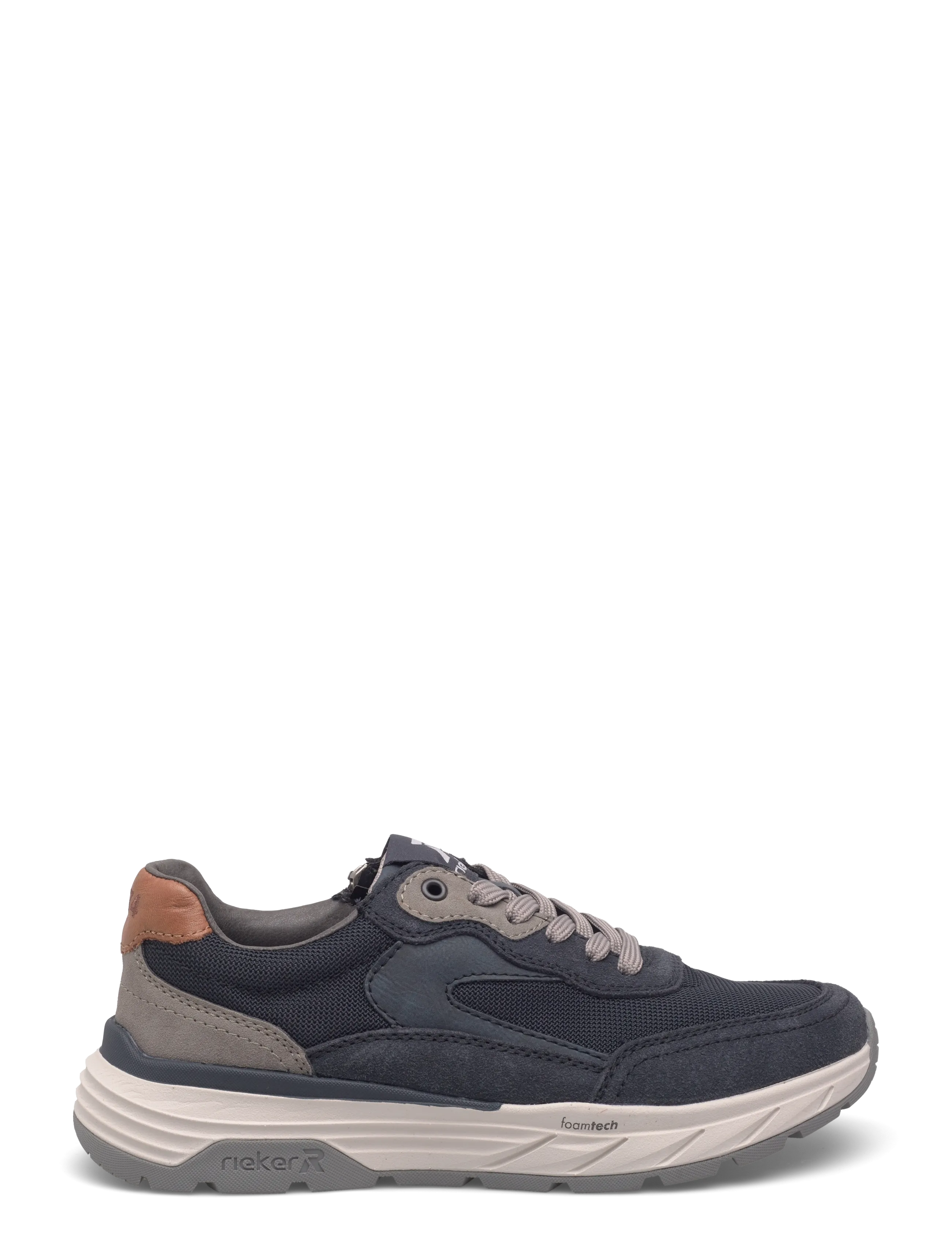 Rieker - Rieker Men's shoes 06100-25 Brown - niedriger schnitt - blue - 1