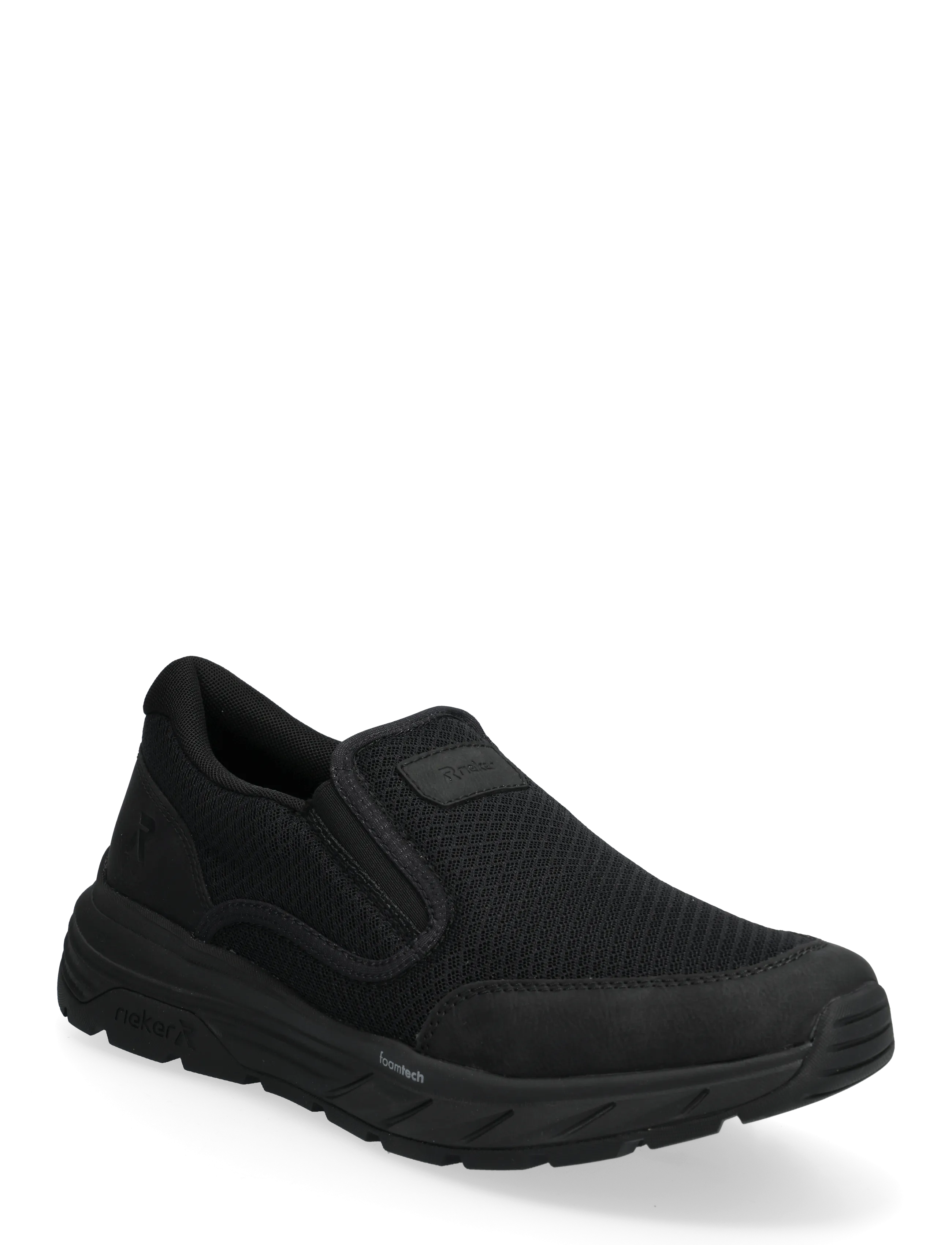 Rieker Men's Shoes, Mænd, Slip-On Sneakers, Sort, Str: 46