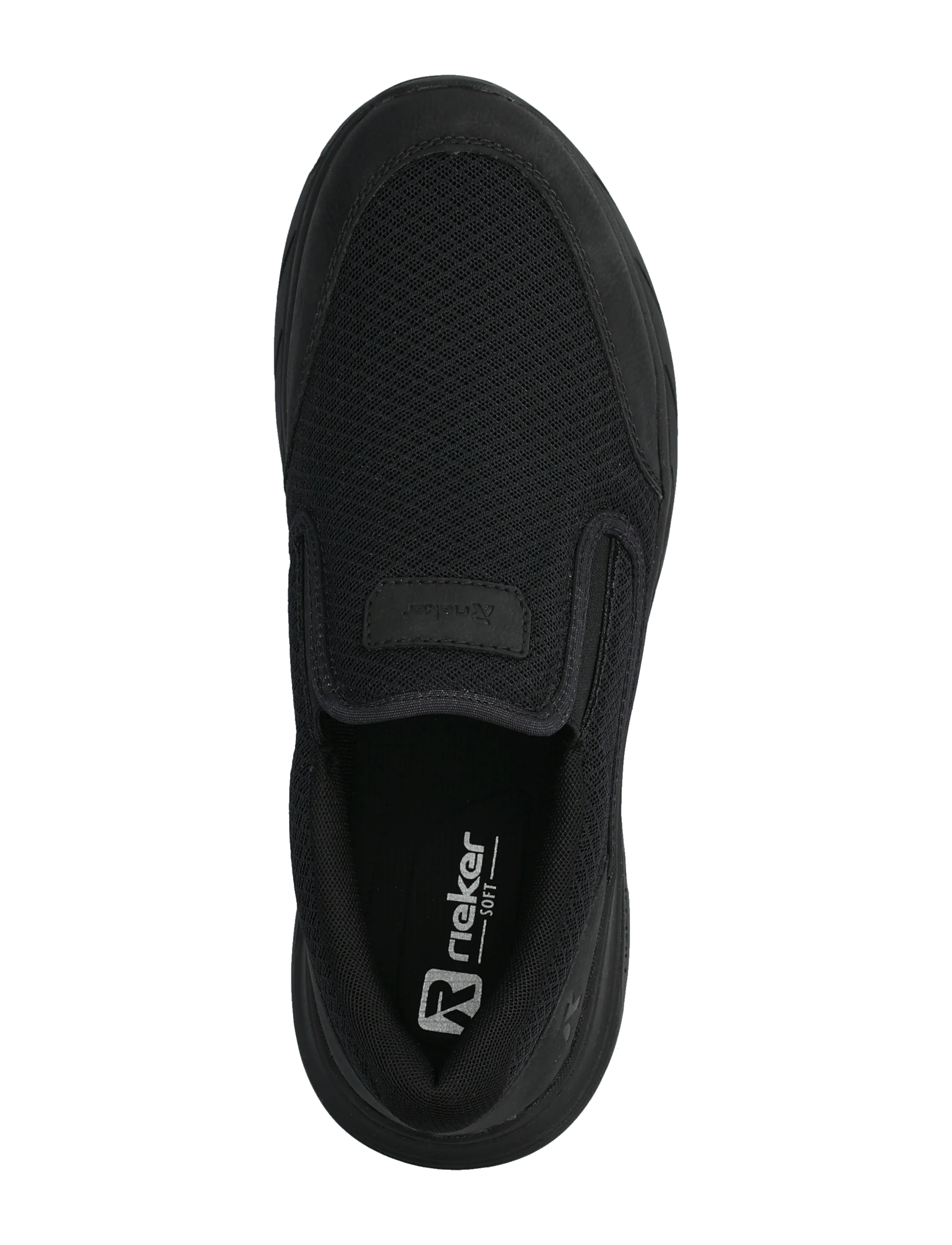 Rieker - 06152-14 - slip-on strigaskór - black - 3