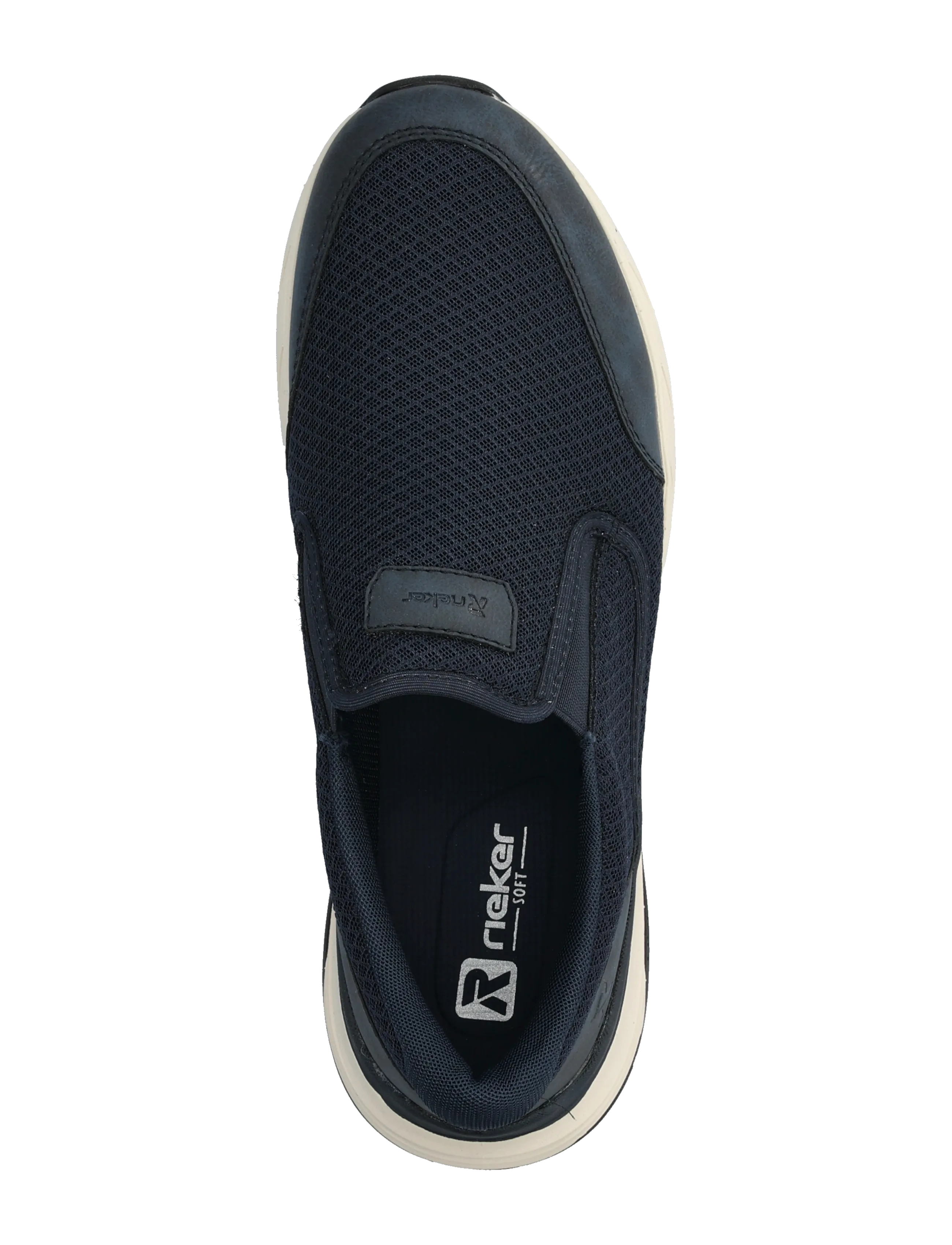 Rieker - 06152-14 - slip on sneakers - blue - 3
