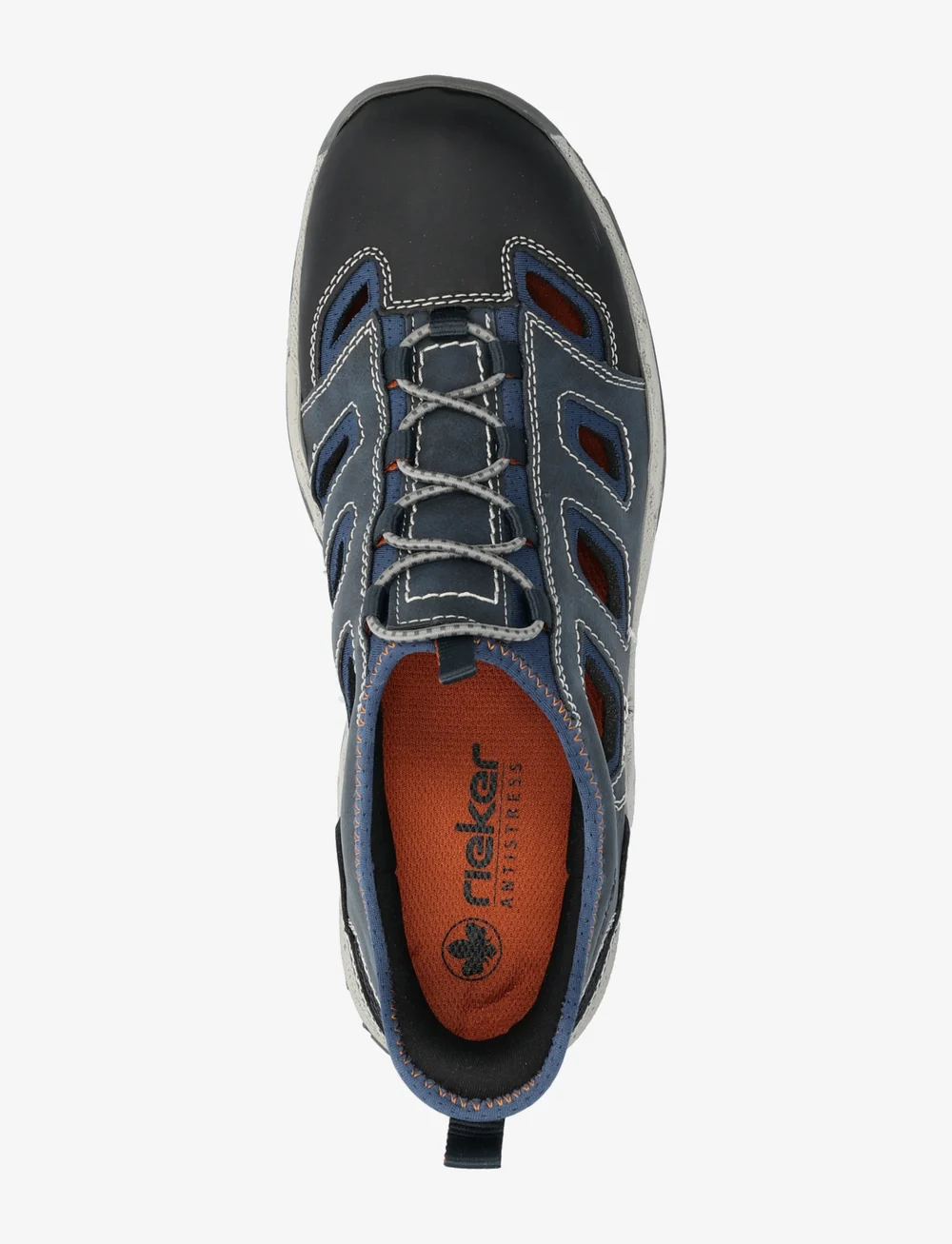 Rieker - 08078-14 - niedriger schnitt - blue - 3