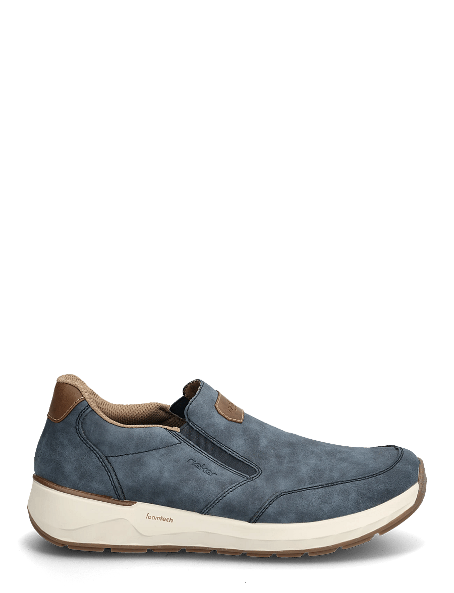 Rieker - 11550-15 - slip-on sneaker - blue - 1