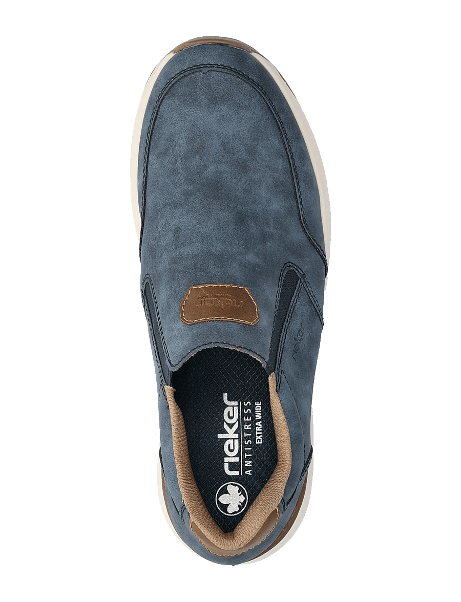 Rieker - 11550-15 - slip-on sneaker - blue - 3