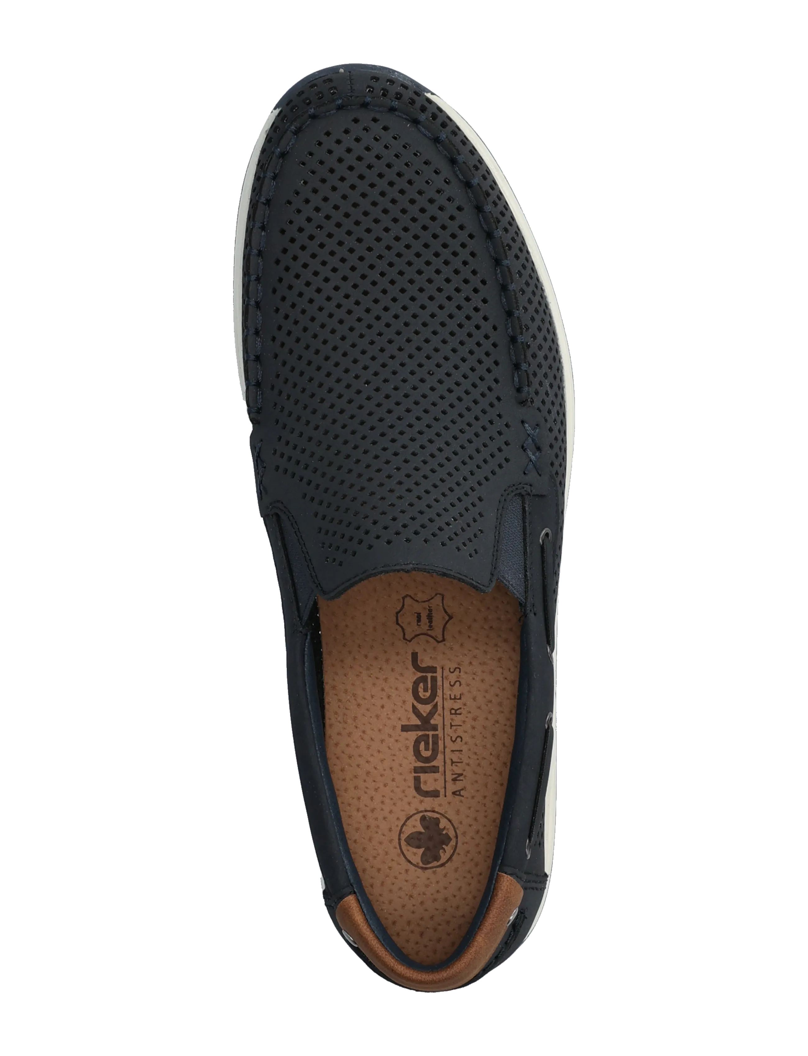 Rieker - 11957-14 - chaussure bateau - blue - 3