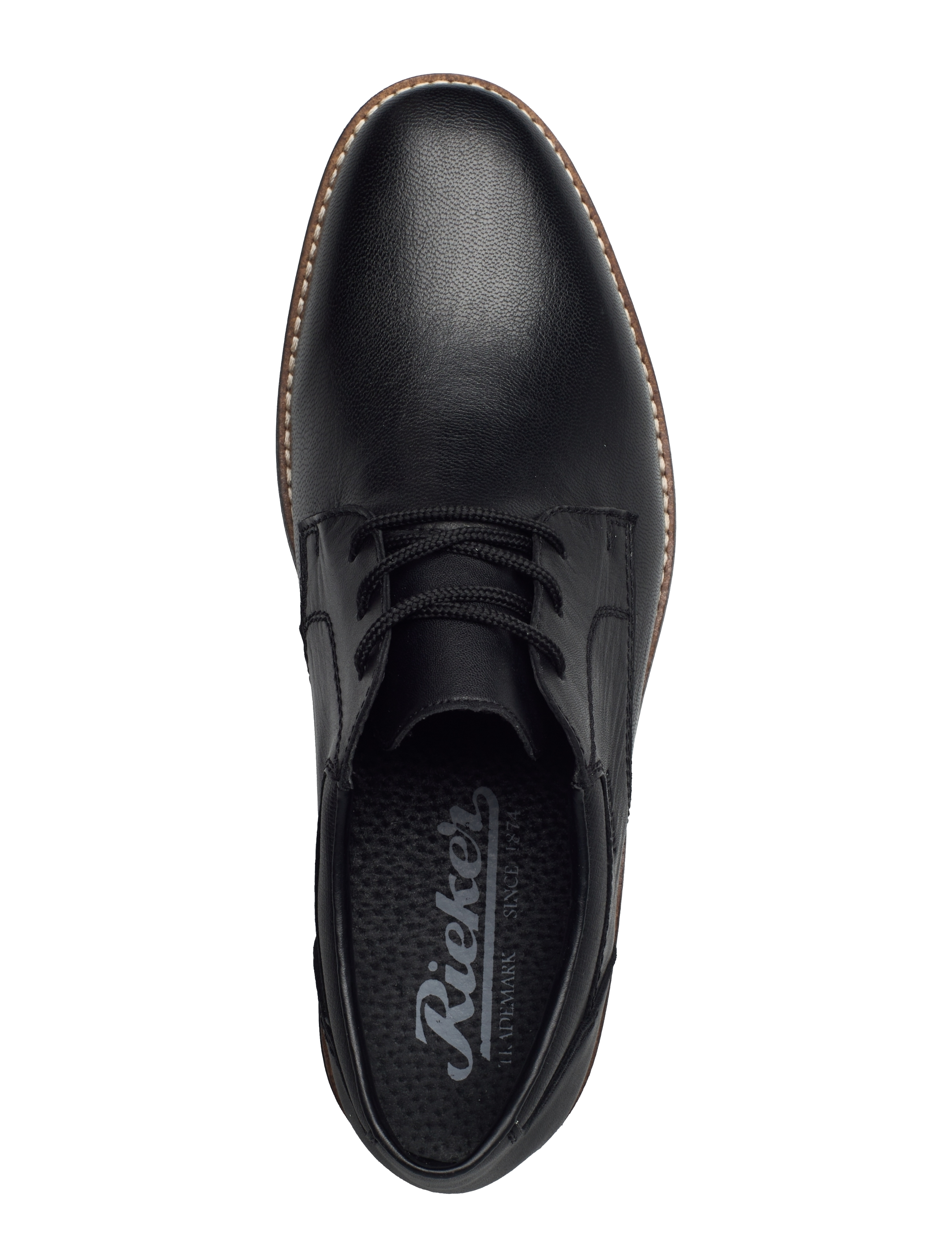 Rieker - Rieker Men's shoes 13510-00 black - schnürschuhe - black - 3