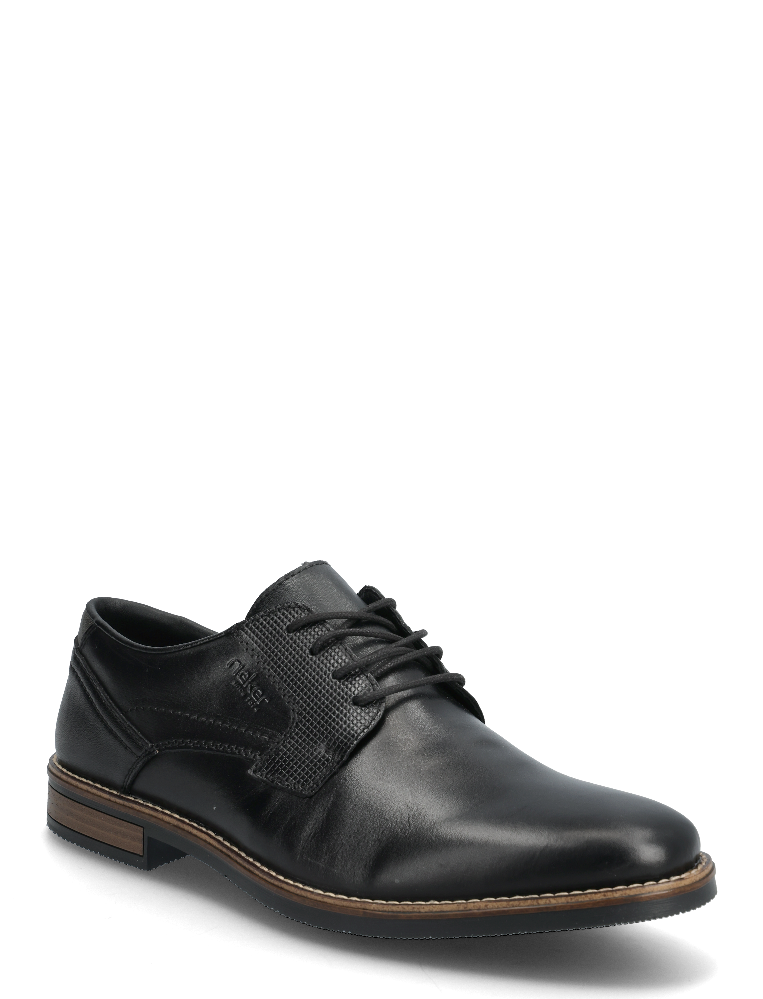 Rieker Men's Shoes, Mænd, Snøresko, Sort, Str: 46
