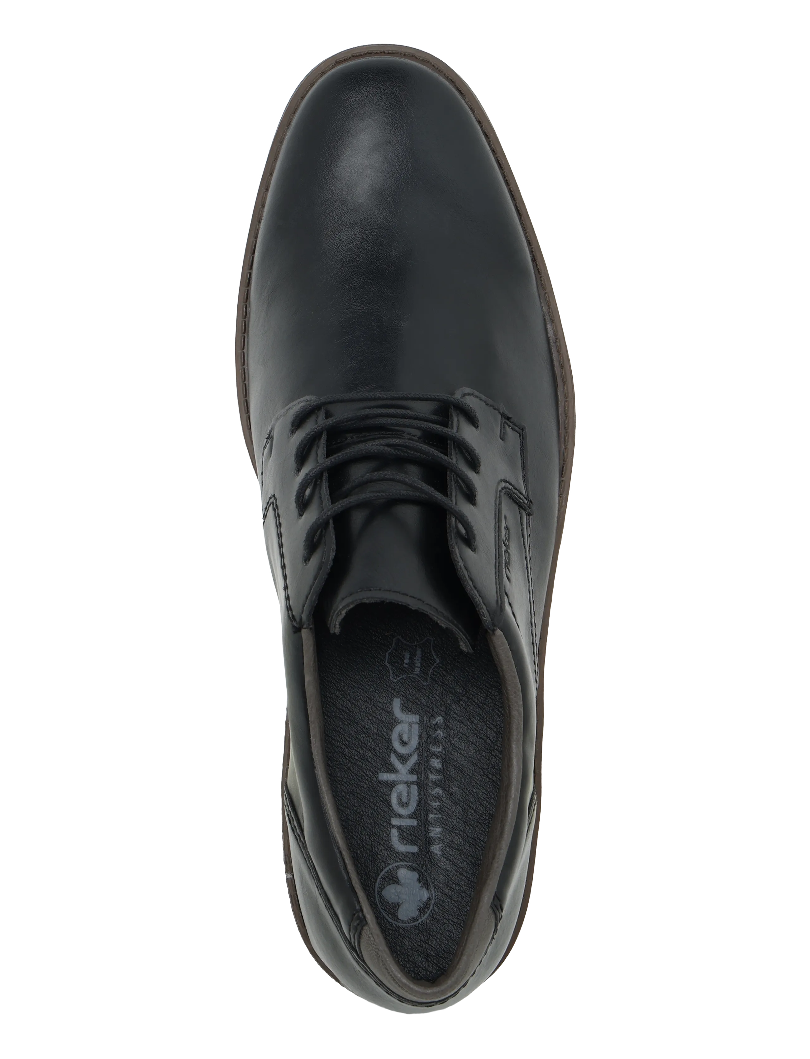 Rieker - 13900-00 - derby sko - black - 3