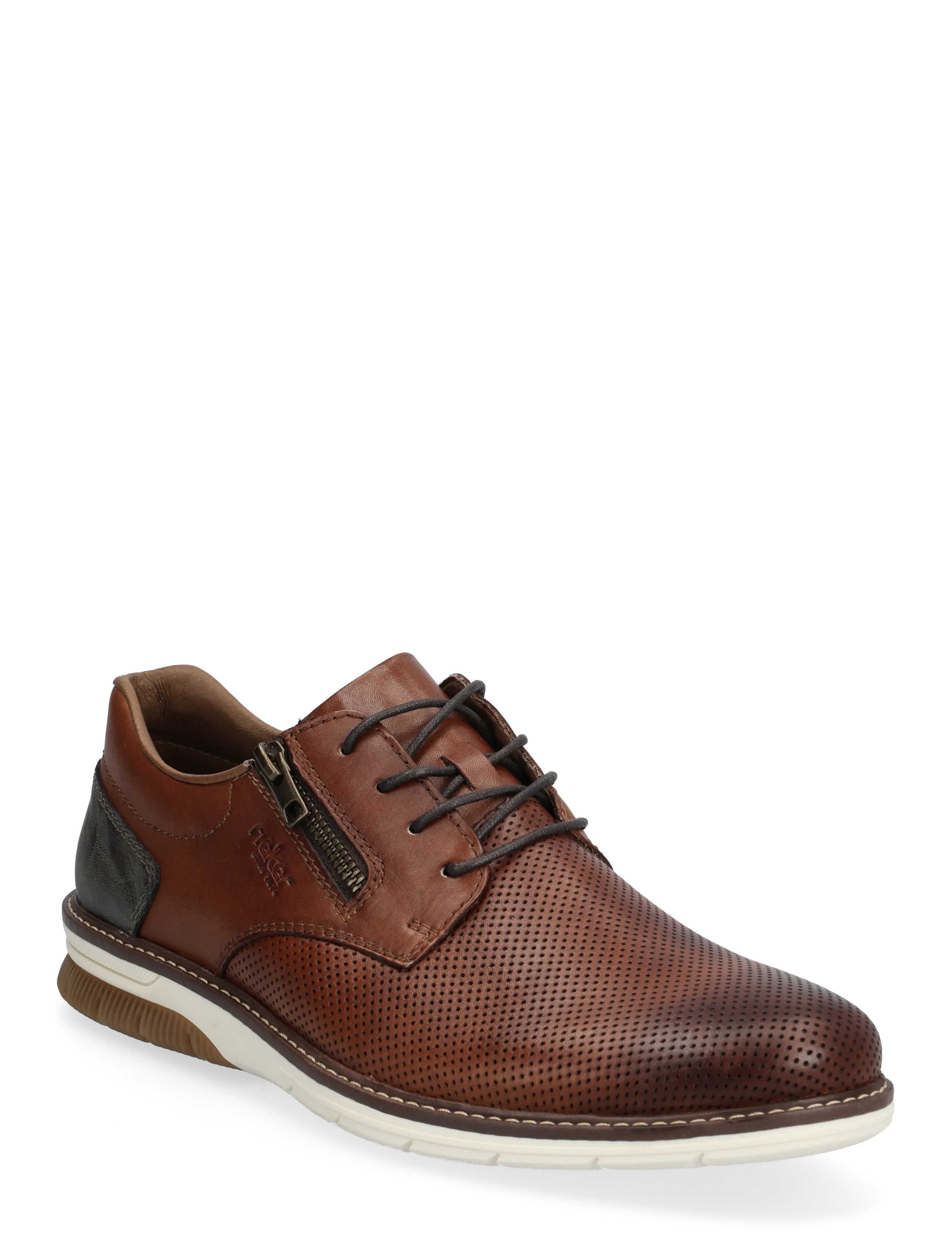Rieker Men's Shoes, Mænd, Snøresko Med Lynlås, Brun, Str: 42