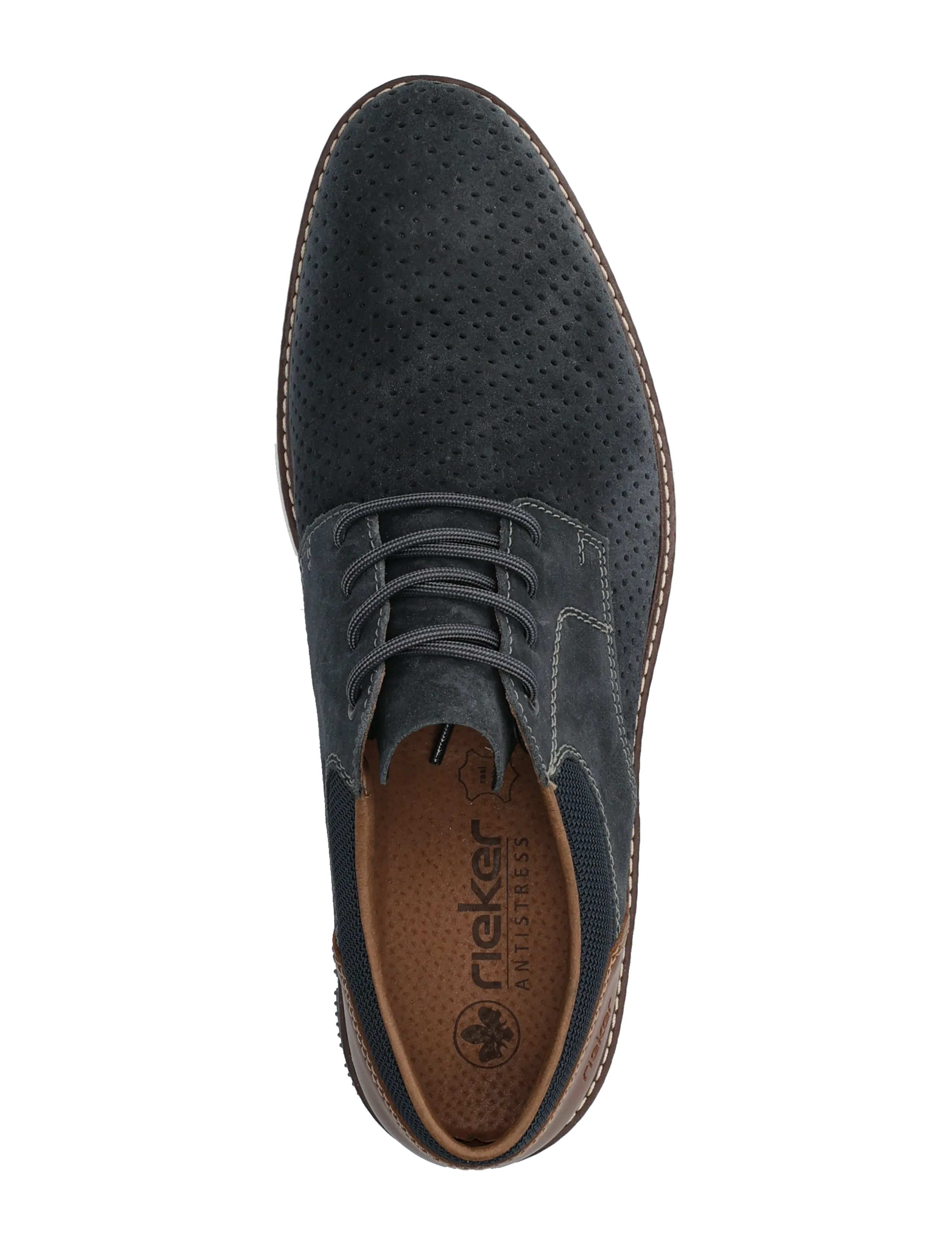 Rieker - 14425-20 - derby sko - blue - 3