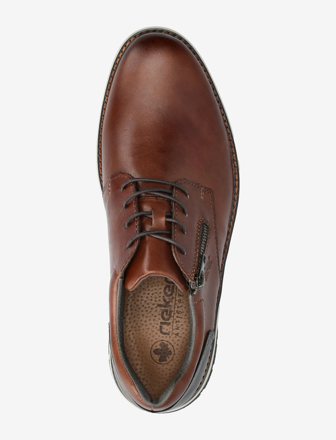 Rieker - Rieker Men's shoes 14706-00 Black - derby sko - brown - 3