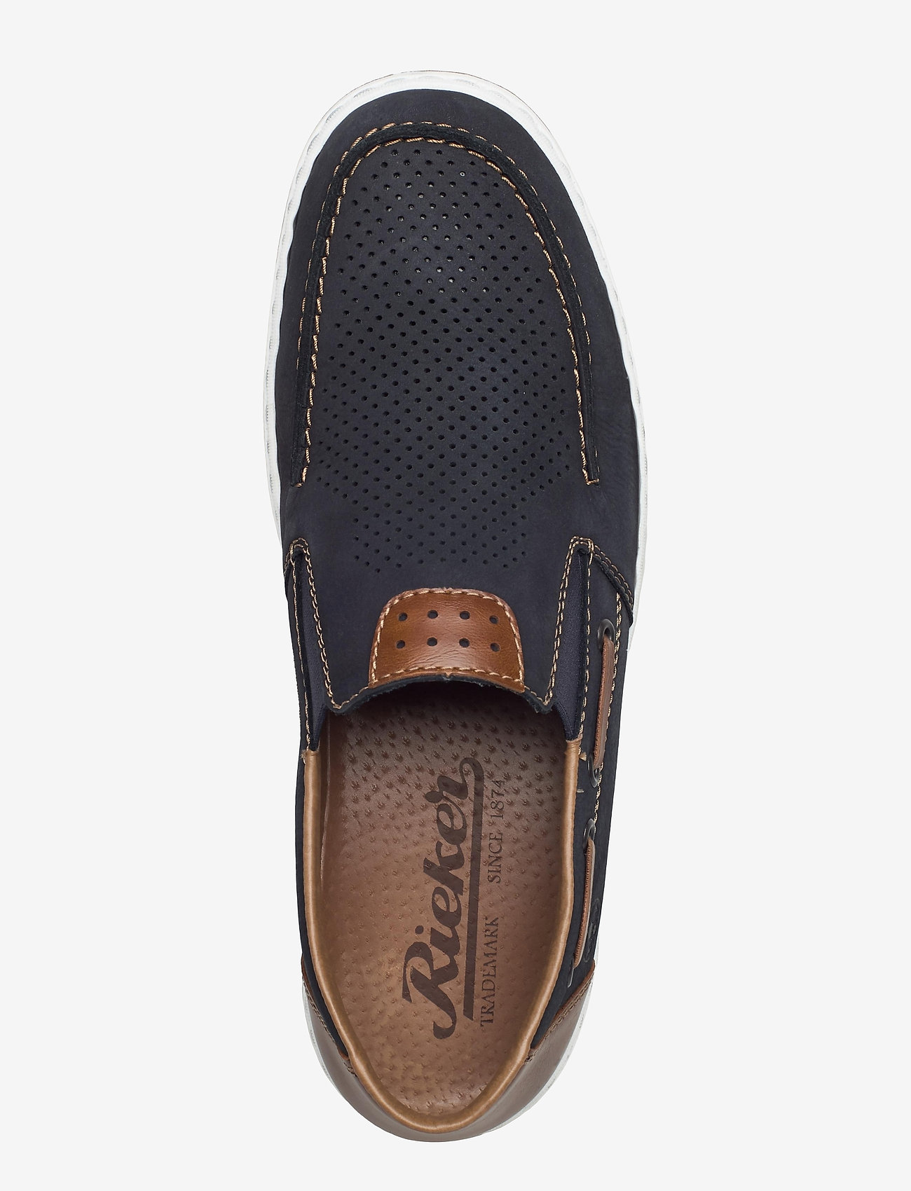 Rieker - 18266-14 - slip on sneakers - blue - 3