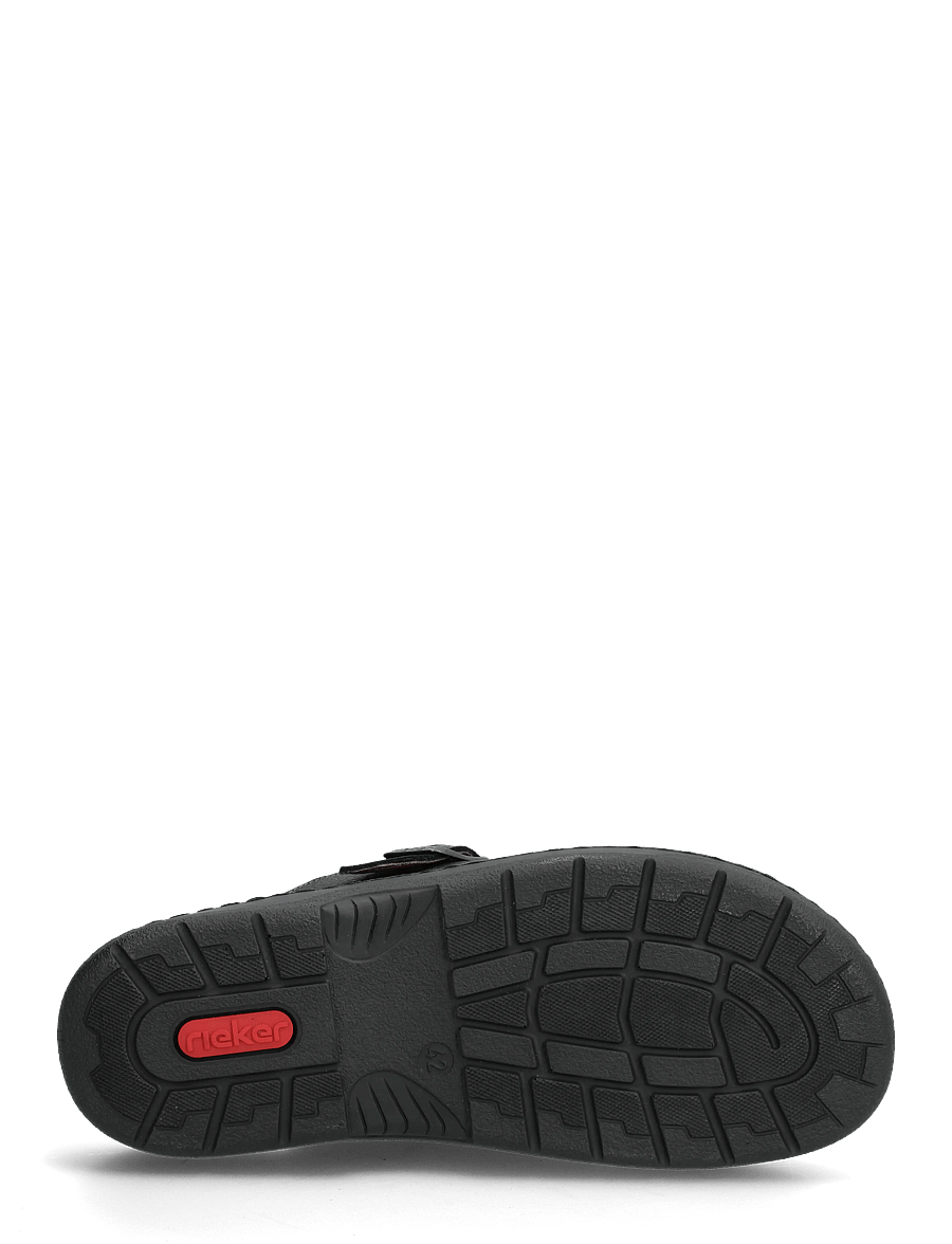 Rieker - 20394-00 - pantoletten & clogs - black - 4