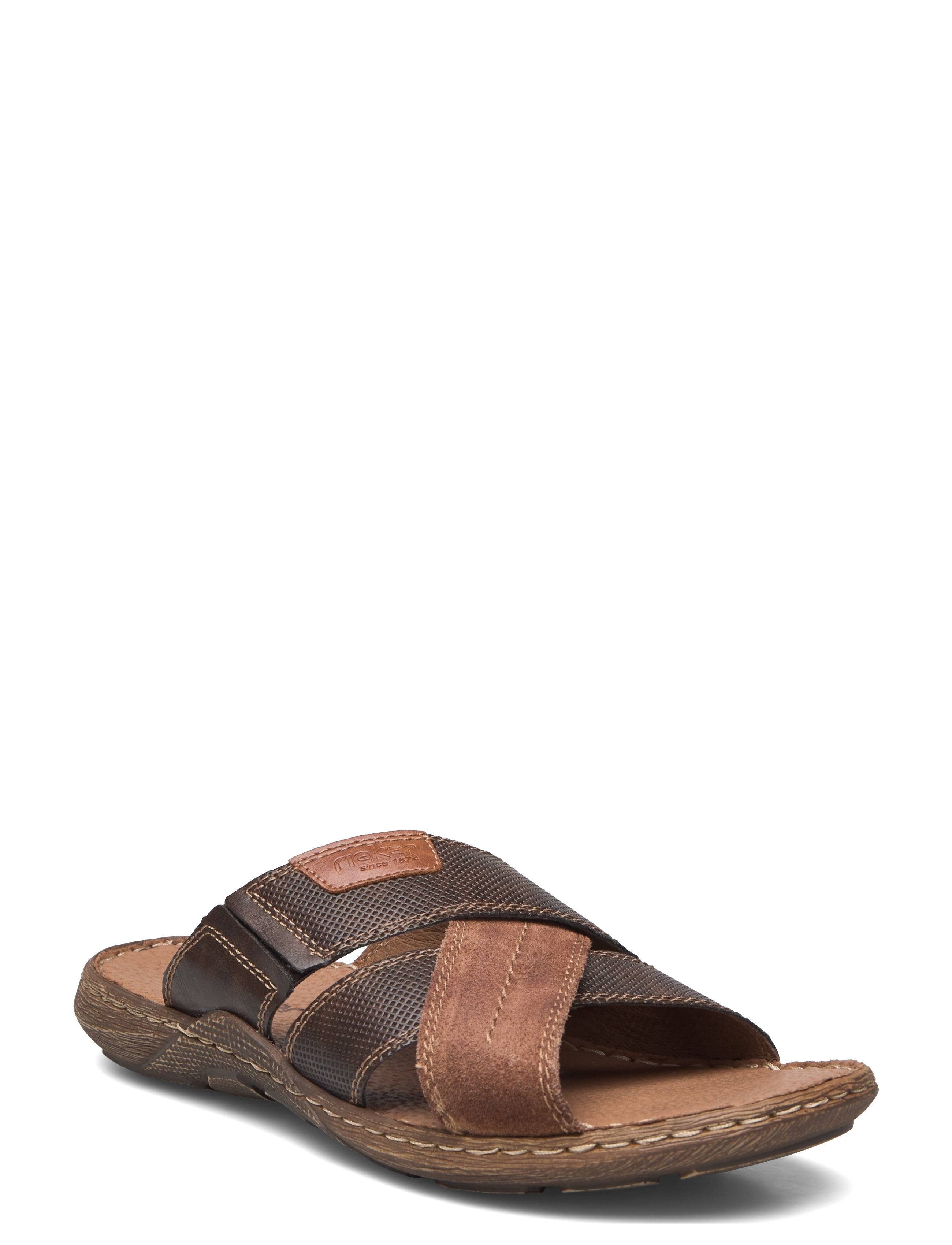 Rieker - Rieker mens sandals 22053-25 brown - sandalen - brown - 0